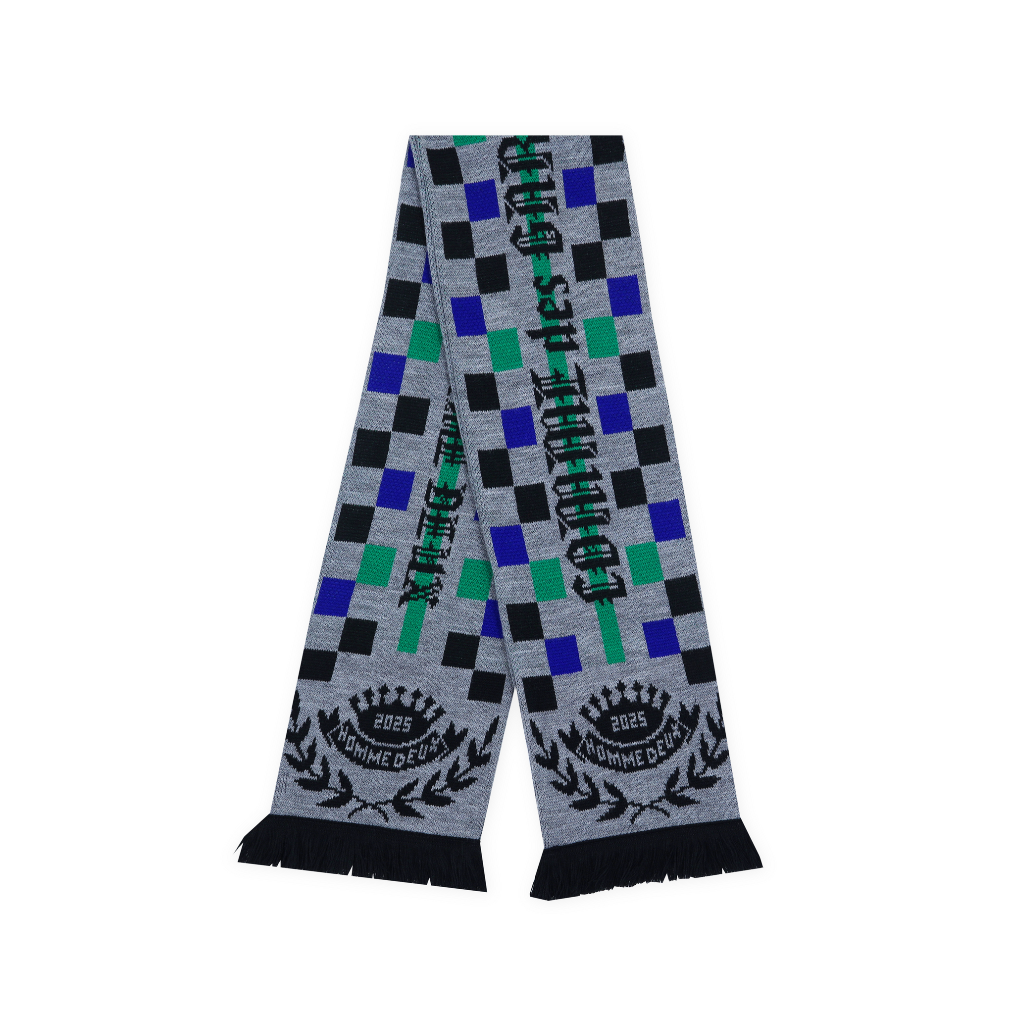 Jacquard Logo Check Scarf