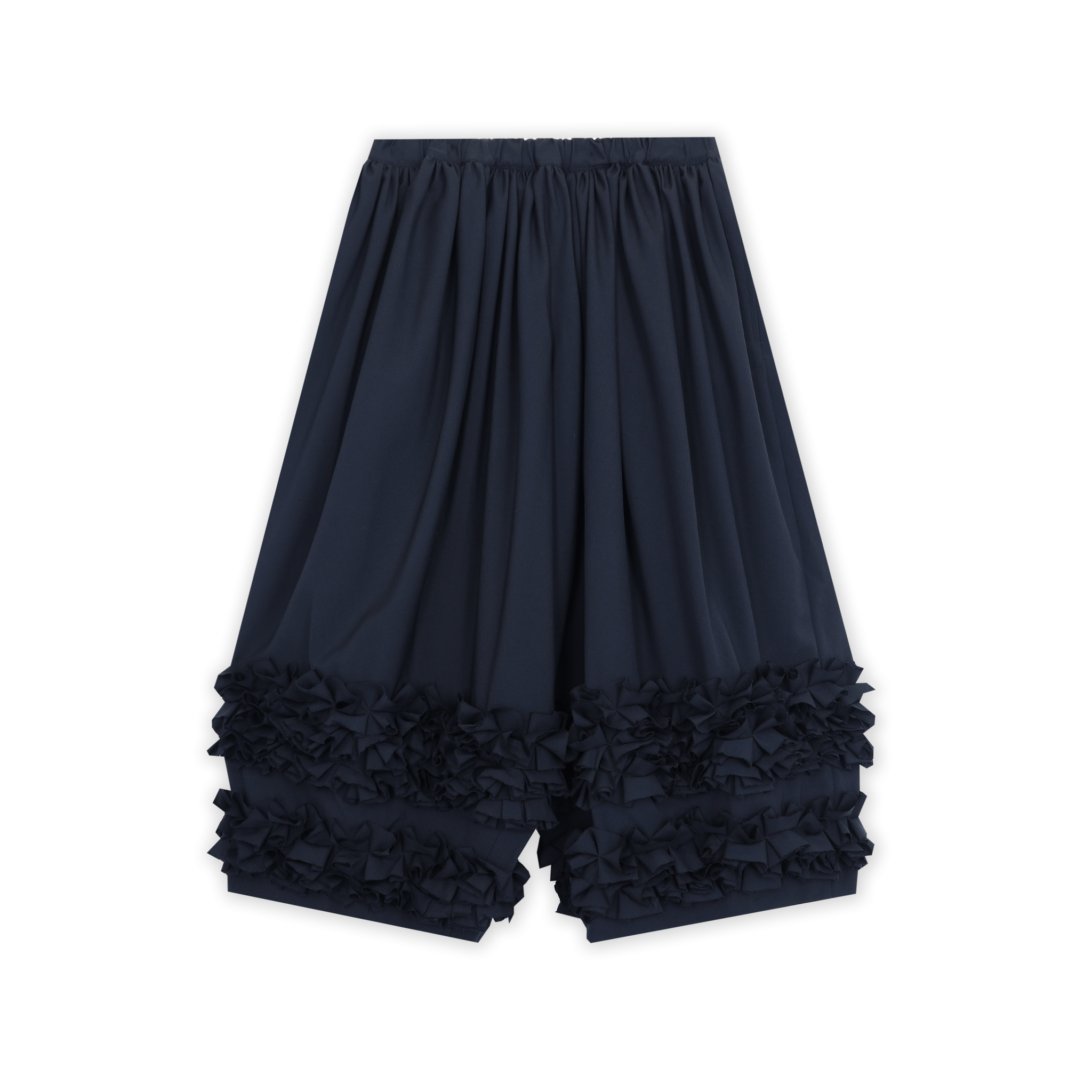 Tropical Frill Hem Pant
