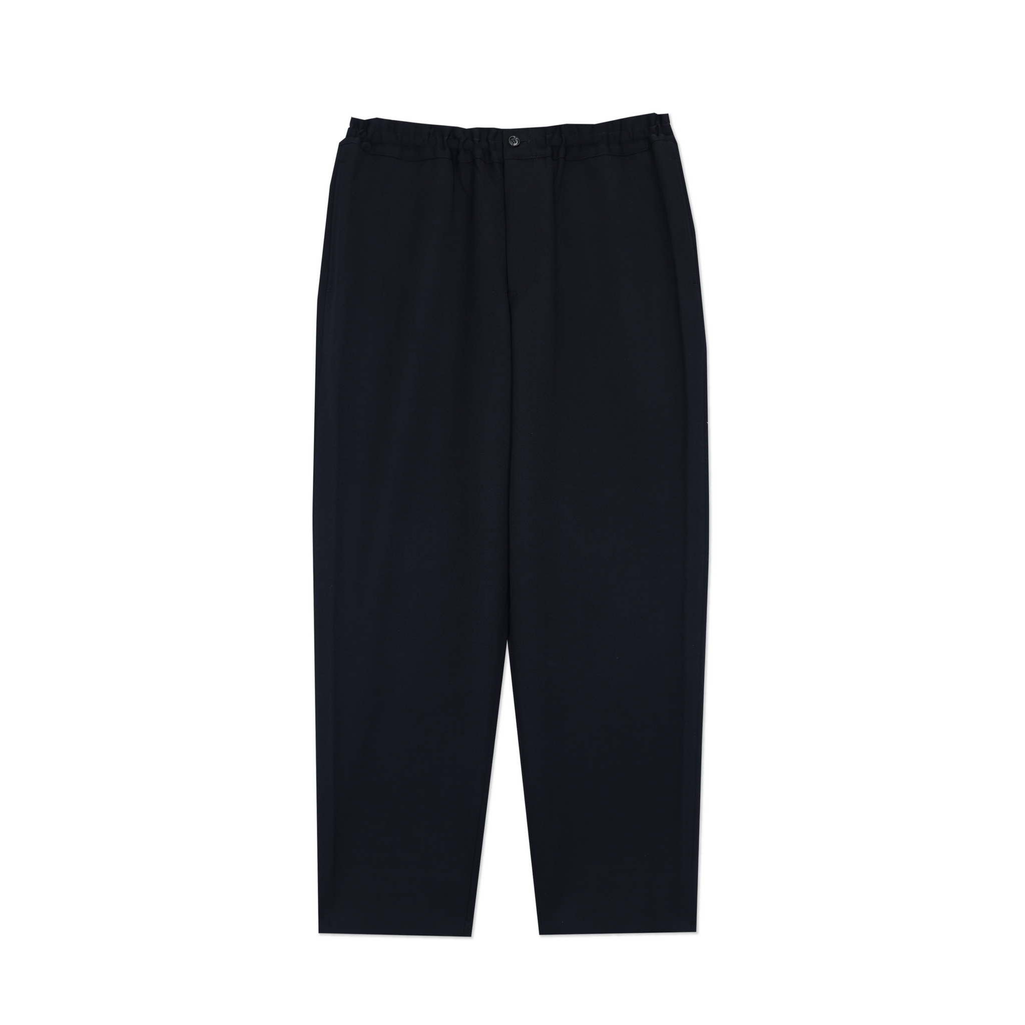 Thick Gabardine Elastic Waist Pant