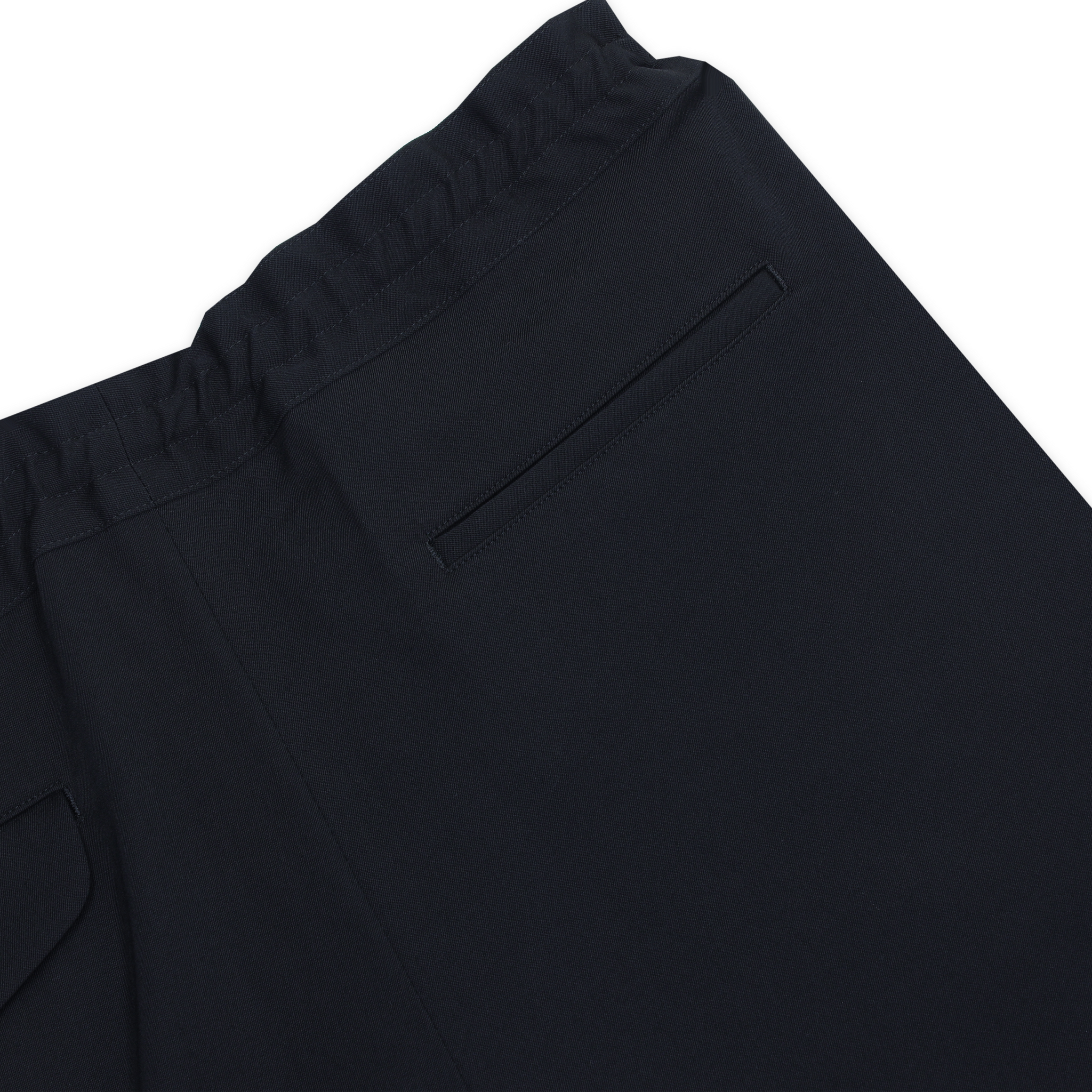 Wool Gabardine Elasticised Waist Pant