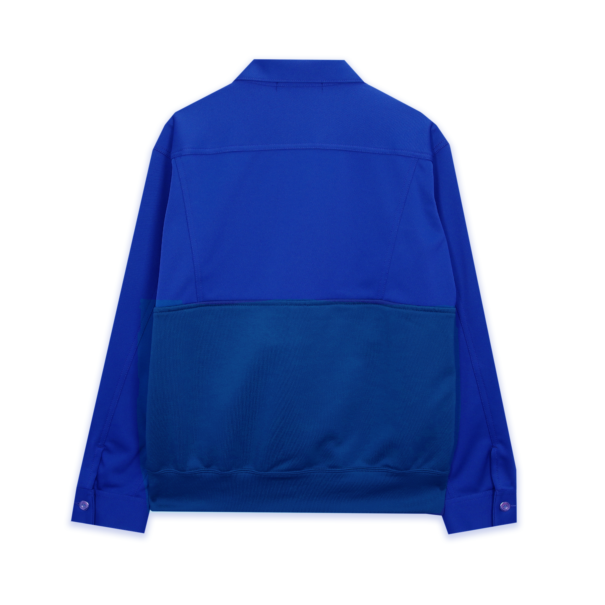 Blue Workers Split Sweater