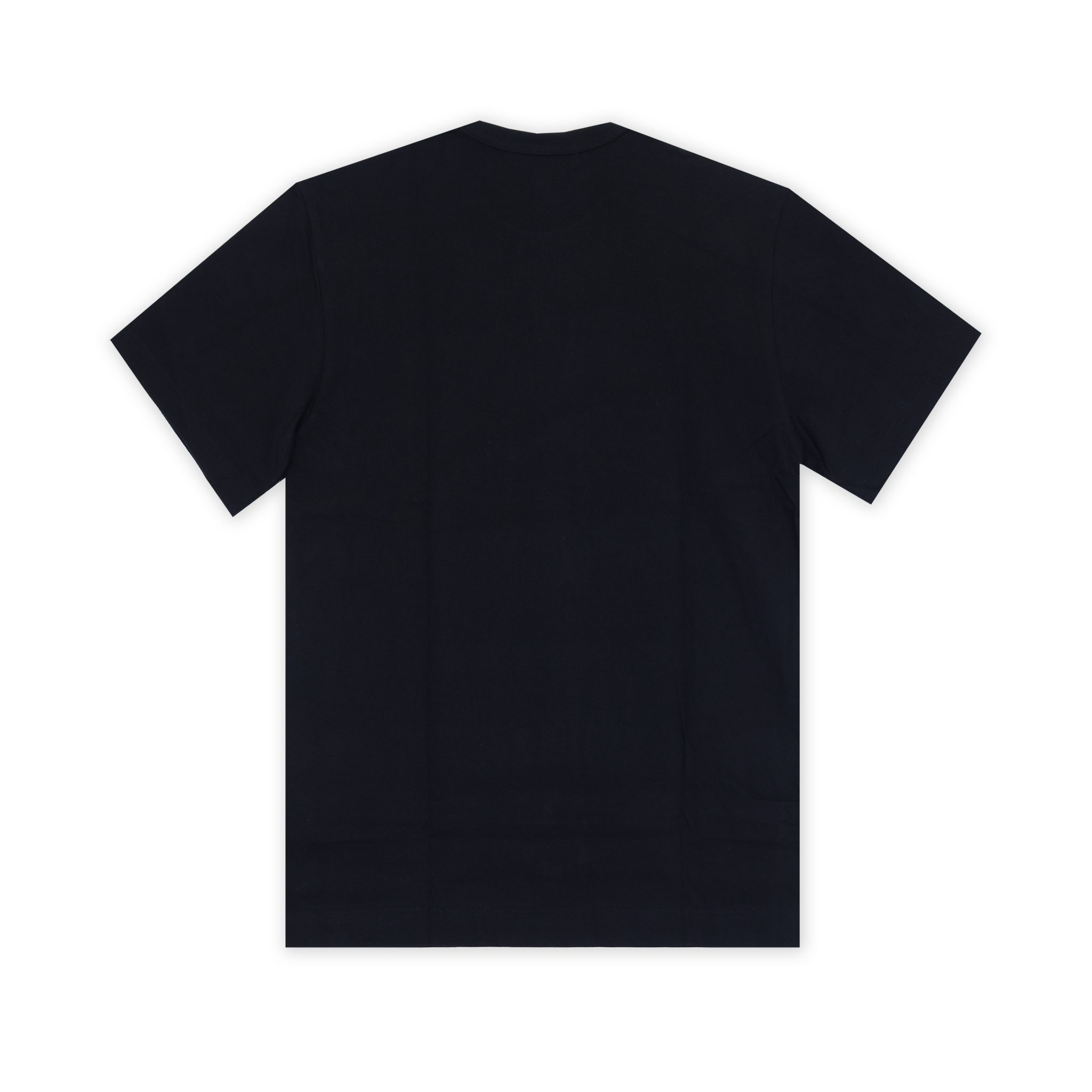Black x Grey Cotton Jersey Overlay T-Shirt