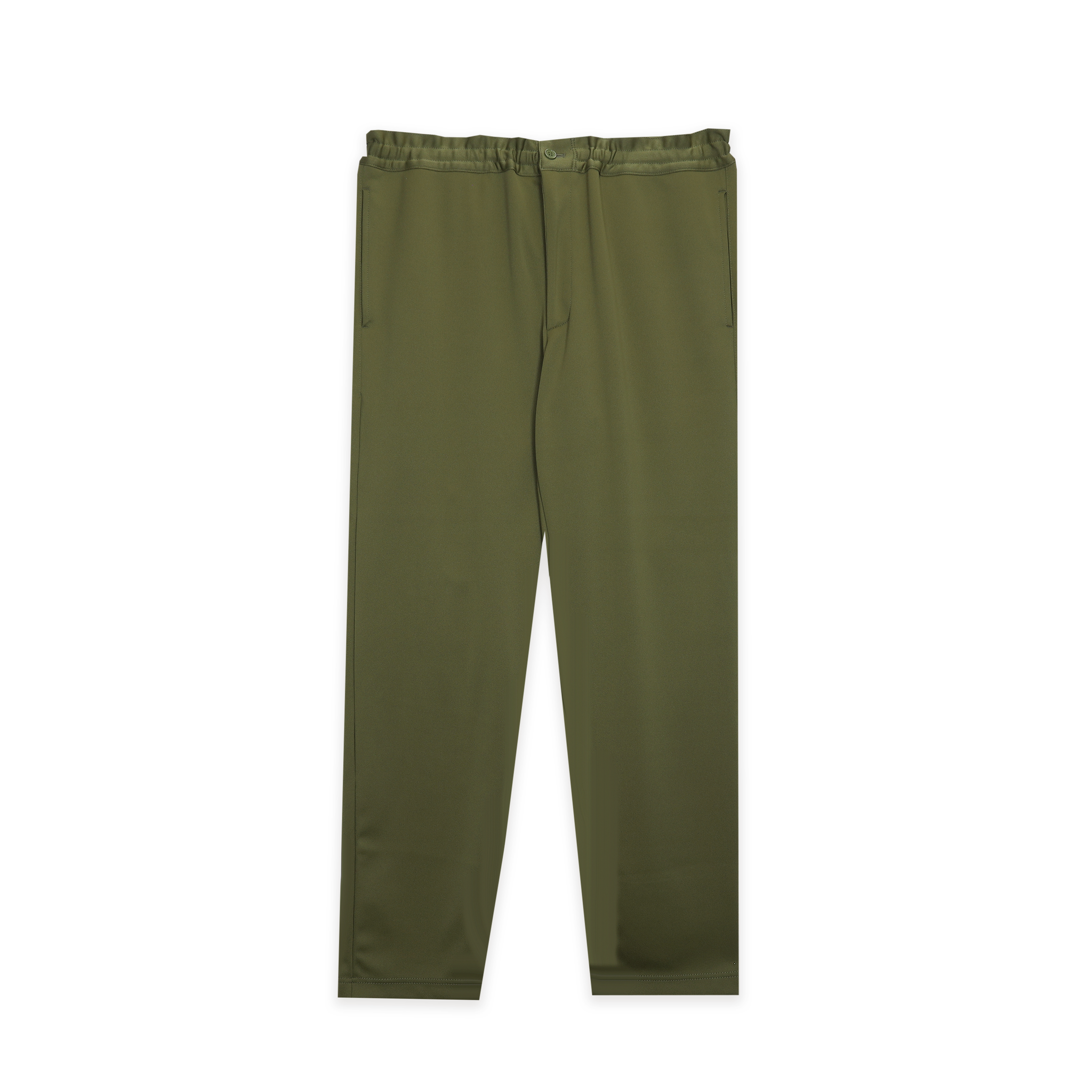 Smooth Elasticised Waist Pant Khaki
