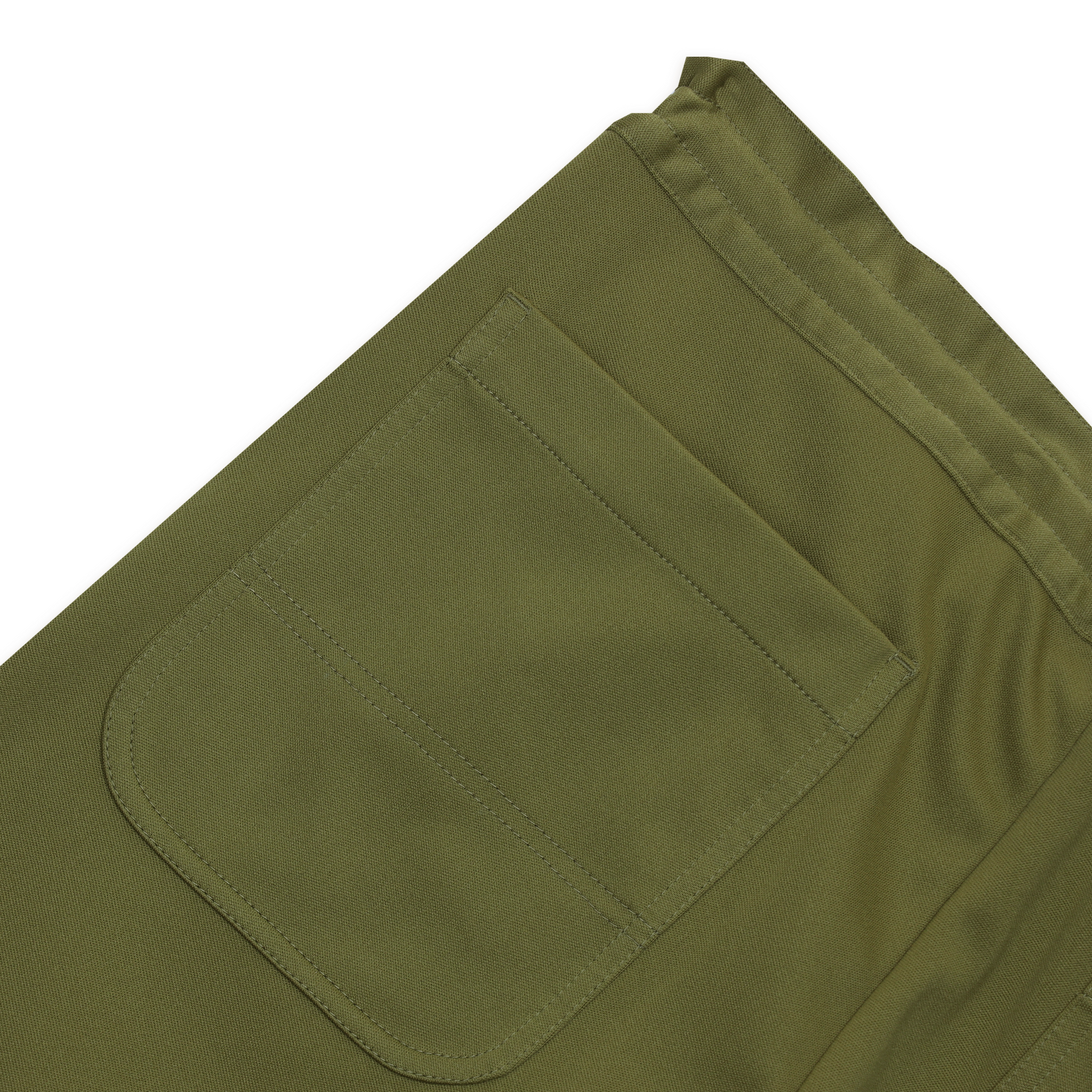Smooth Elasticised Waist Pant Khaki