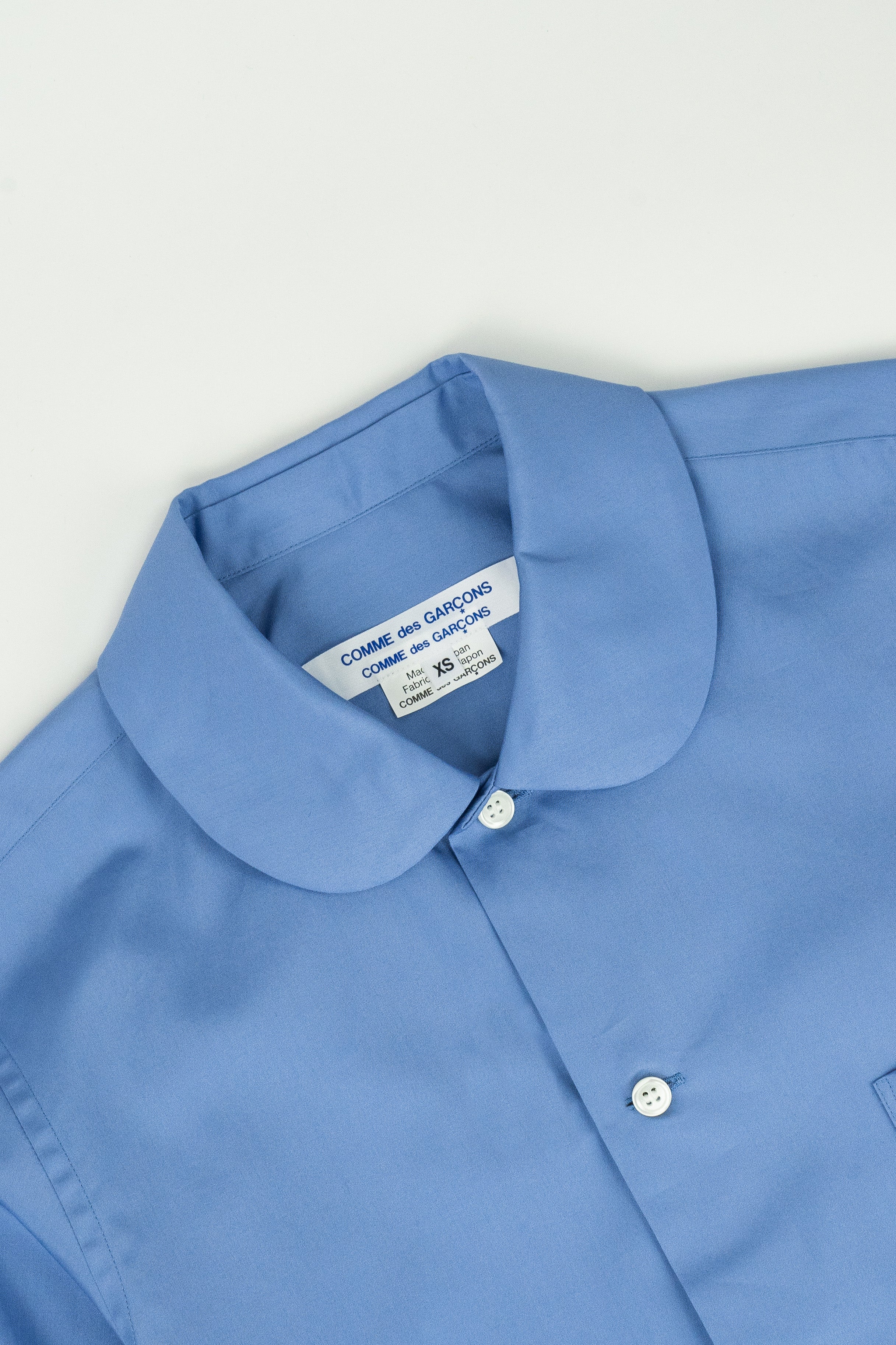 Peter Pan Collar Blue Shirt – COMME des GARÇONS Melbourne