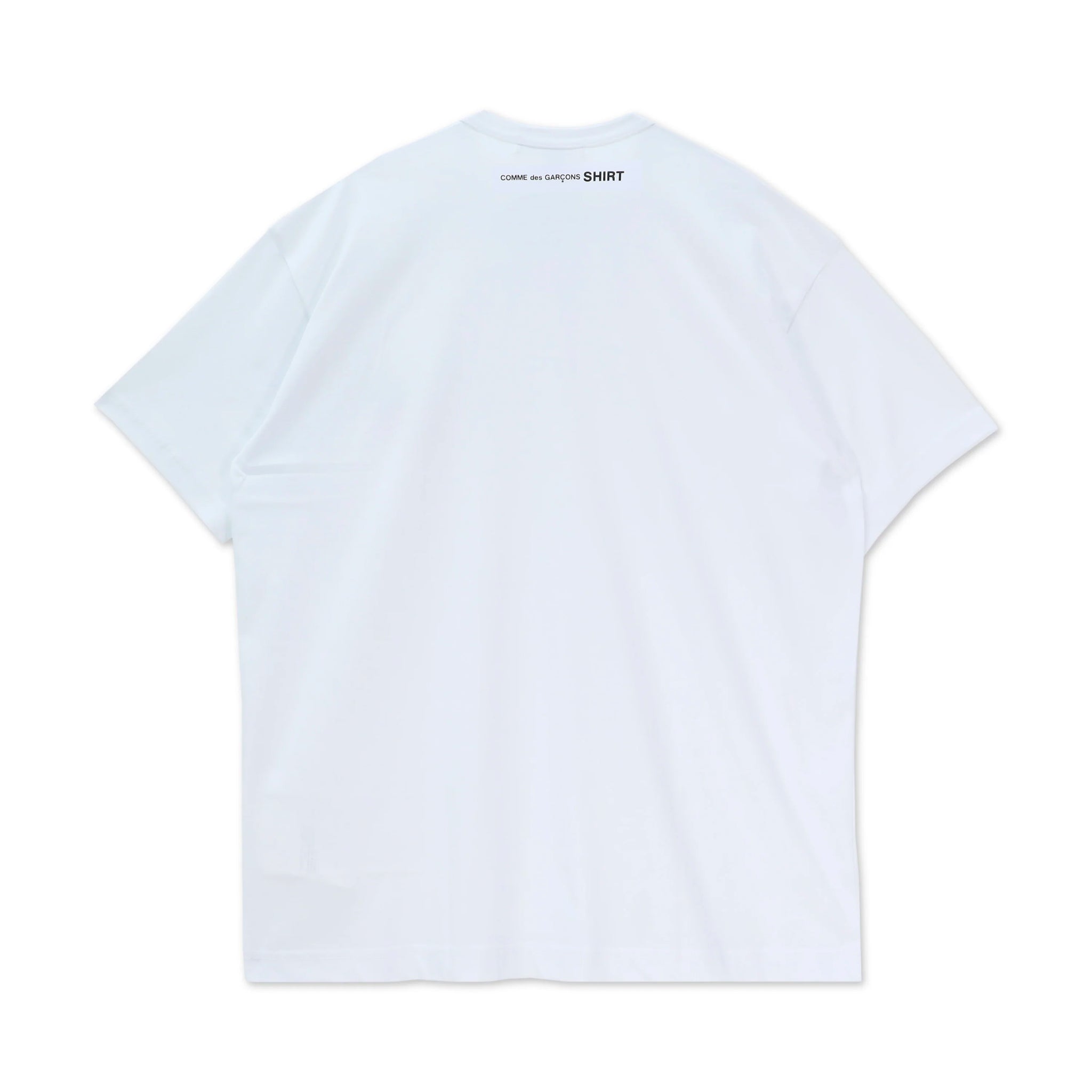 Oversized Neck Logo T-Shirt White
