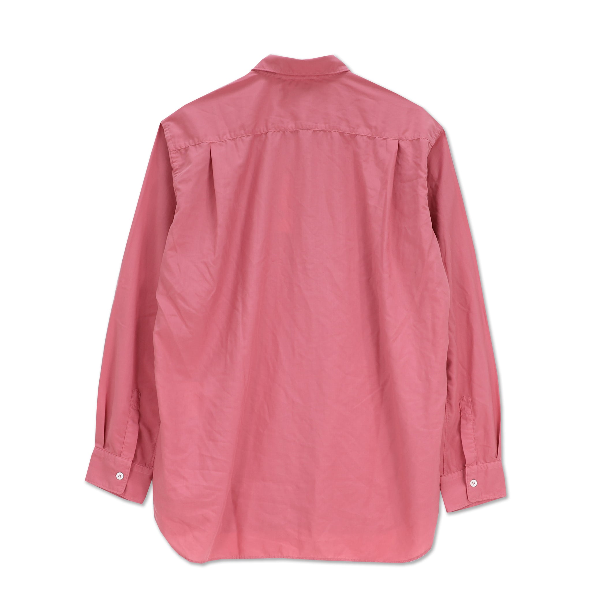 Polyester Poplin Overdyed Shirt Pink
