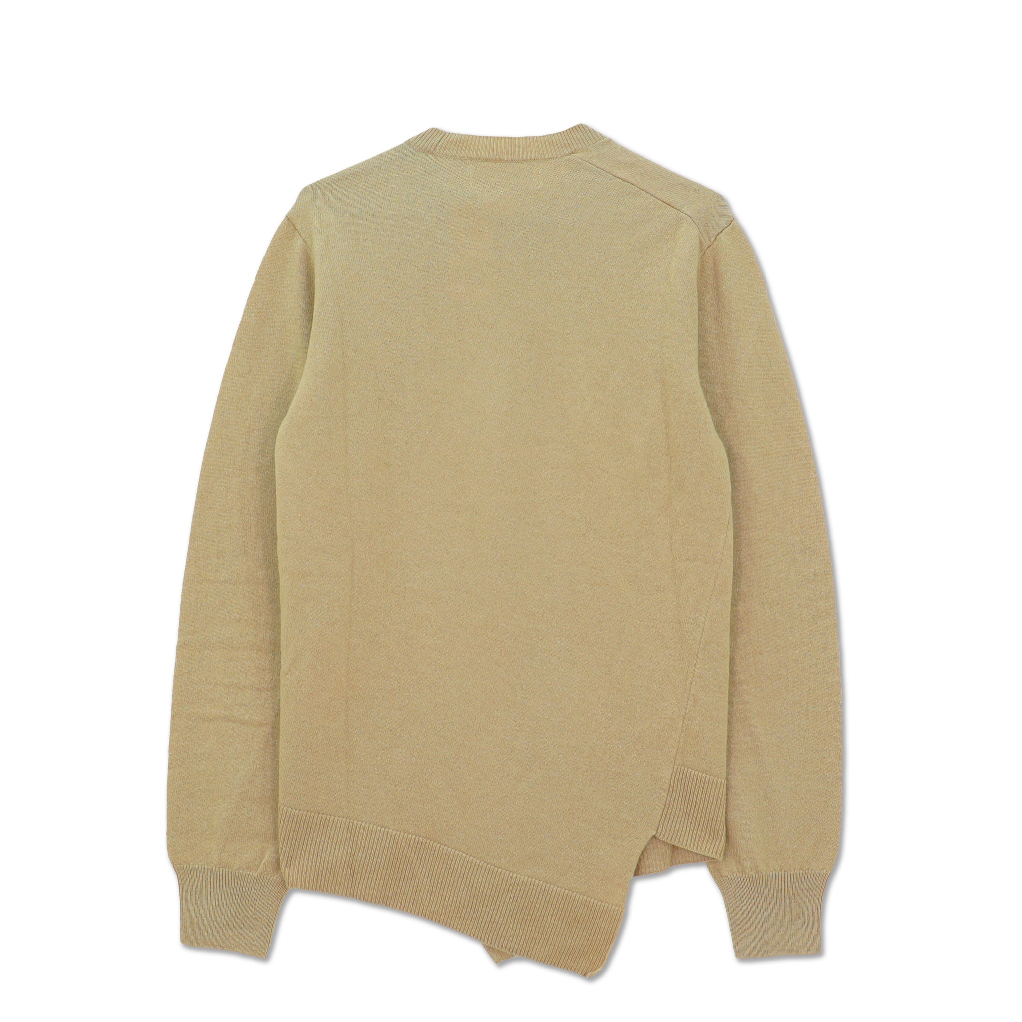 Lacoste Asymmetric Hem Sweater Camel