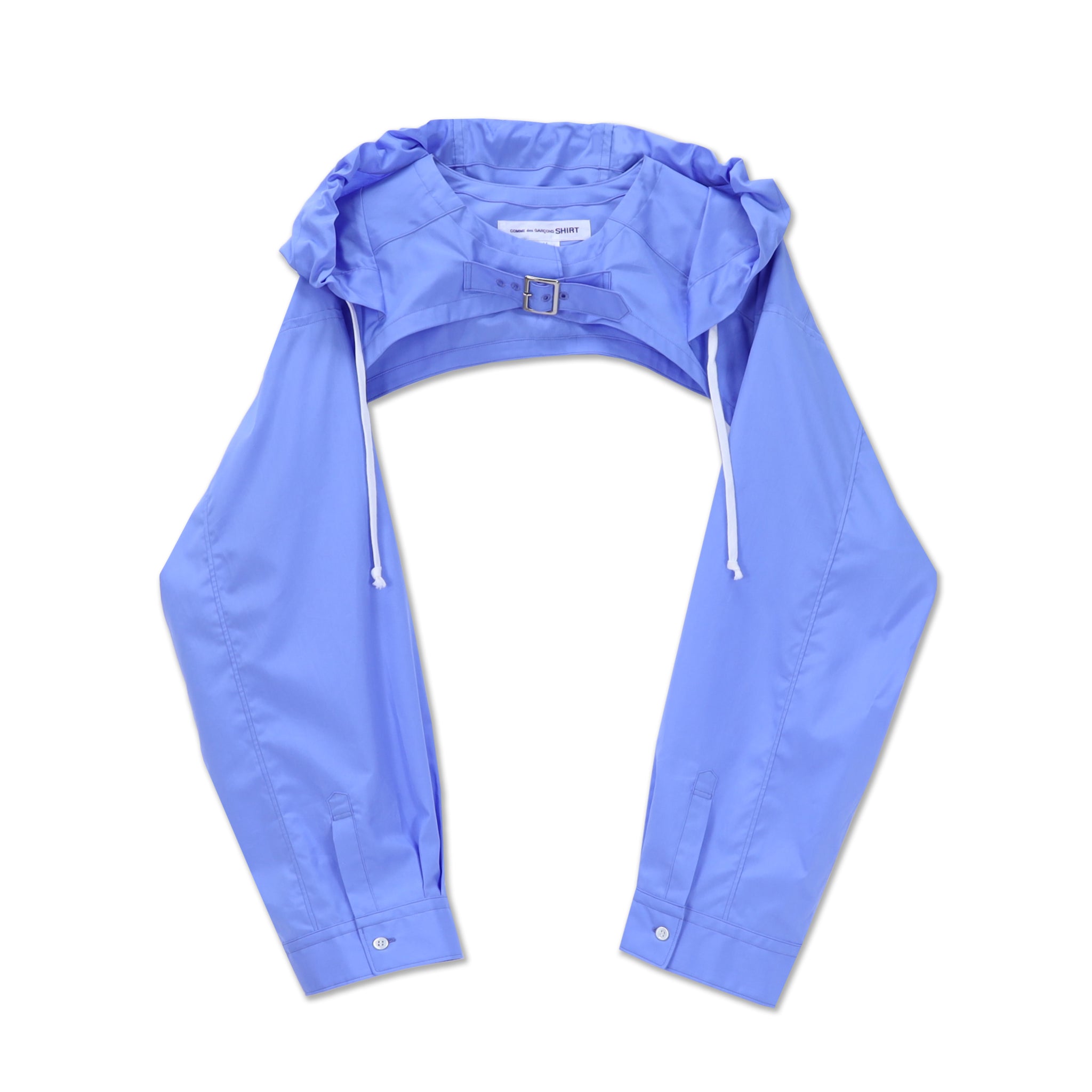 Cotton Hooded Sleeves Blue