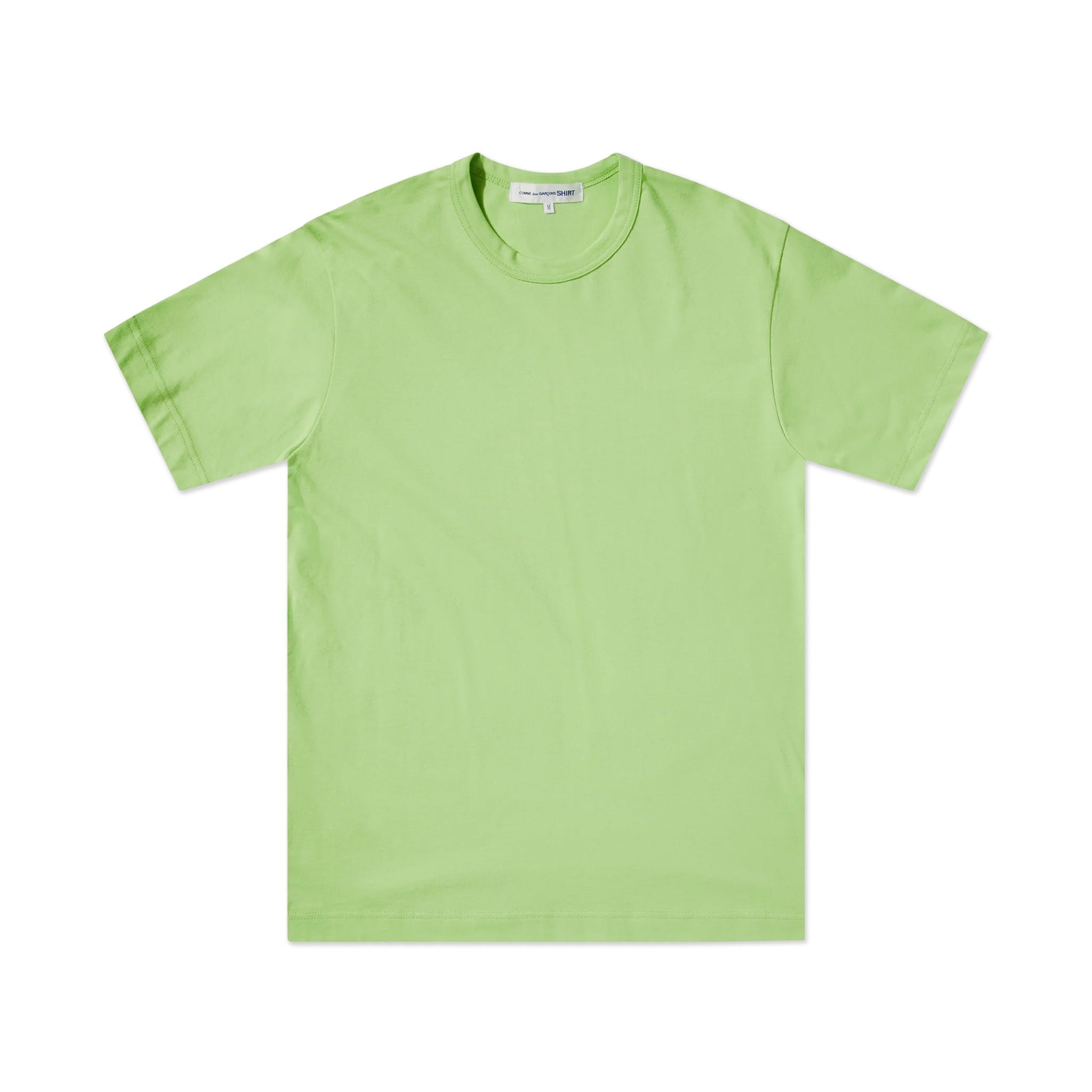 Cotton Jersey Neck Logo T-Shirt Green