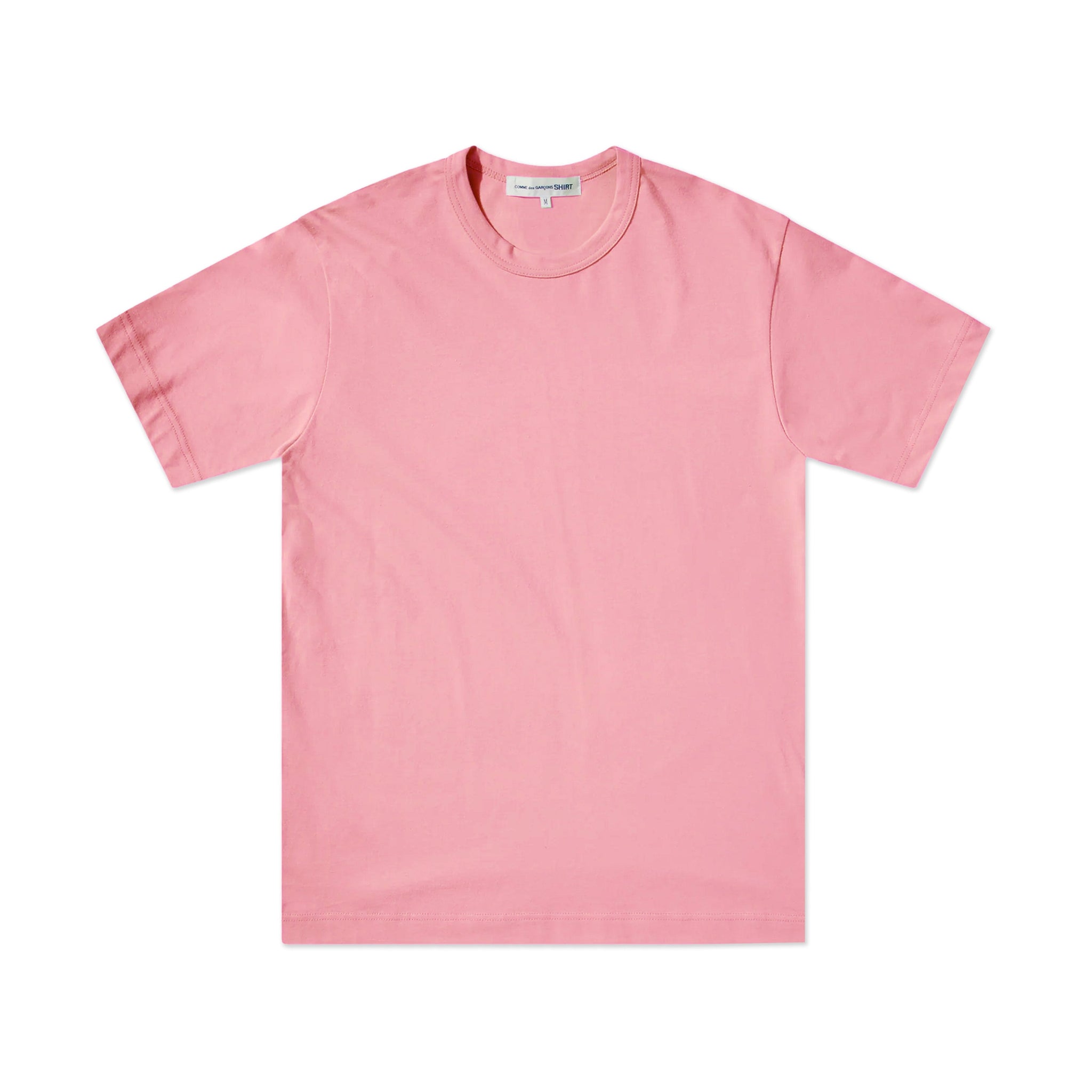 Cotton Jersey Neck Logo T-Shirt Pink