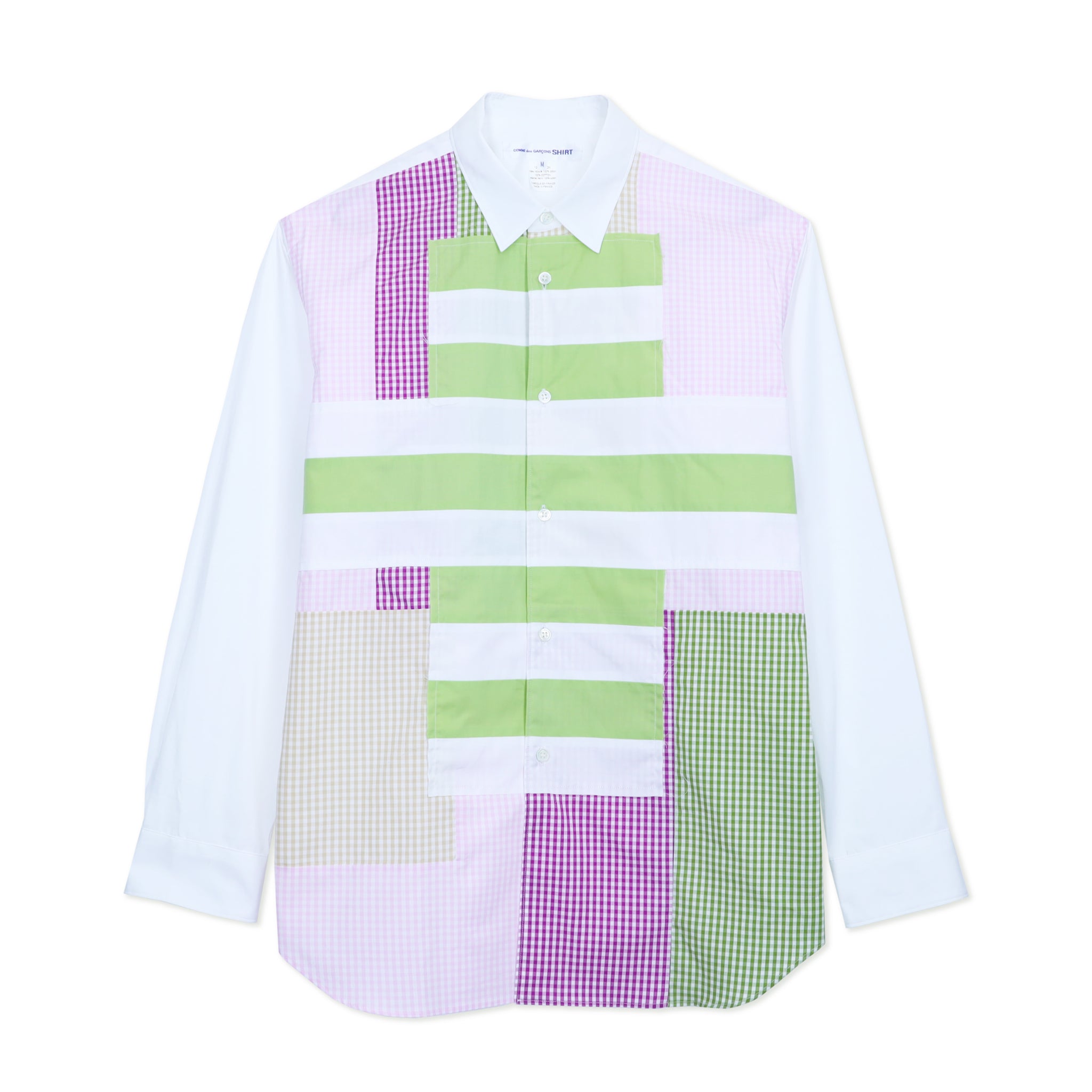 Cotton Multi Colour Front Panel Check Shirt