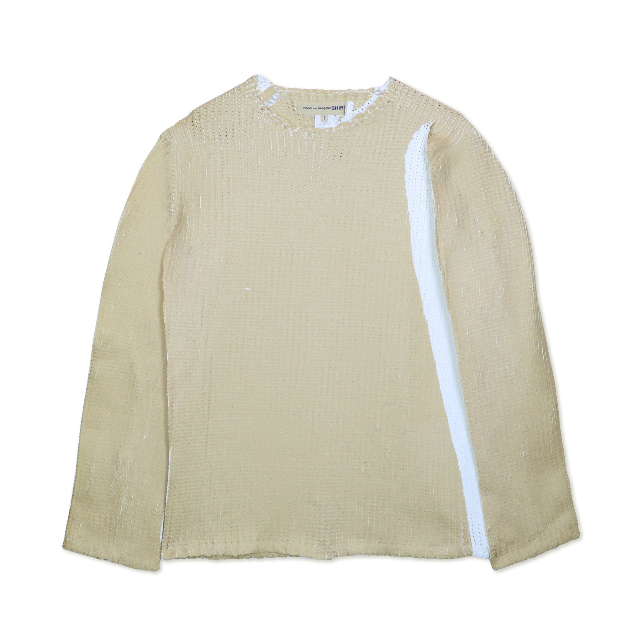 Beige Overprint Knit