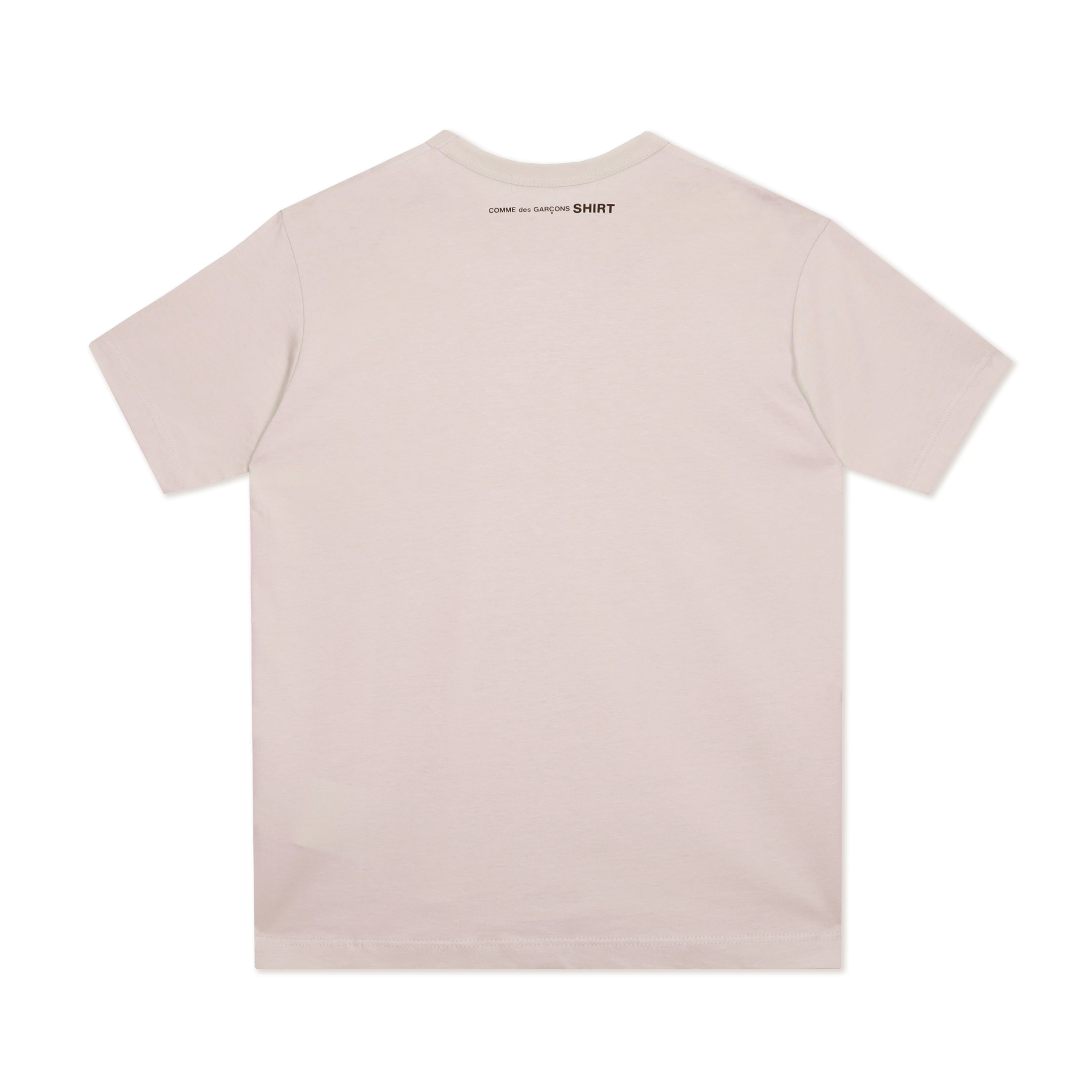 Cotton Jersey Neck Logo T-Shirt Beige – COMME des GARÇONS