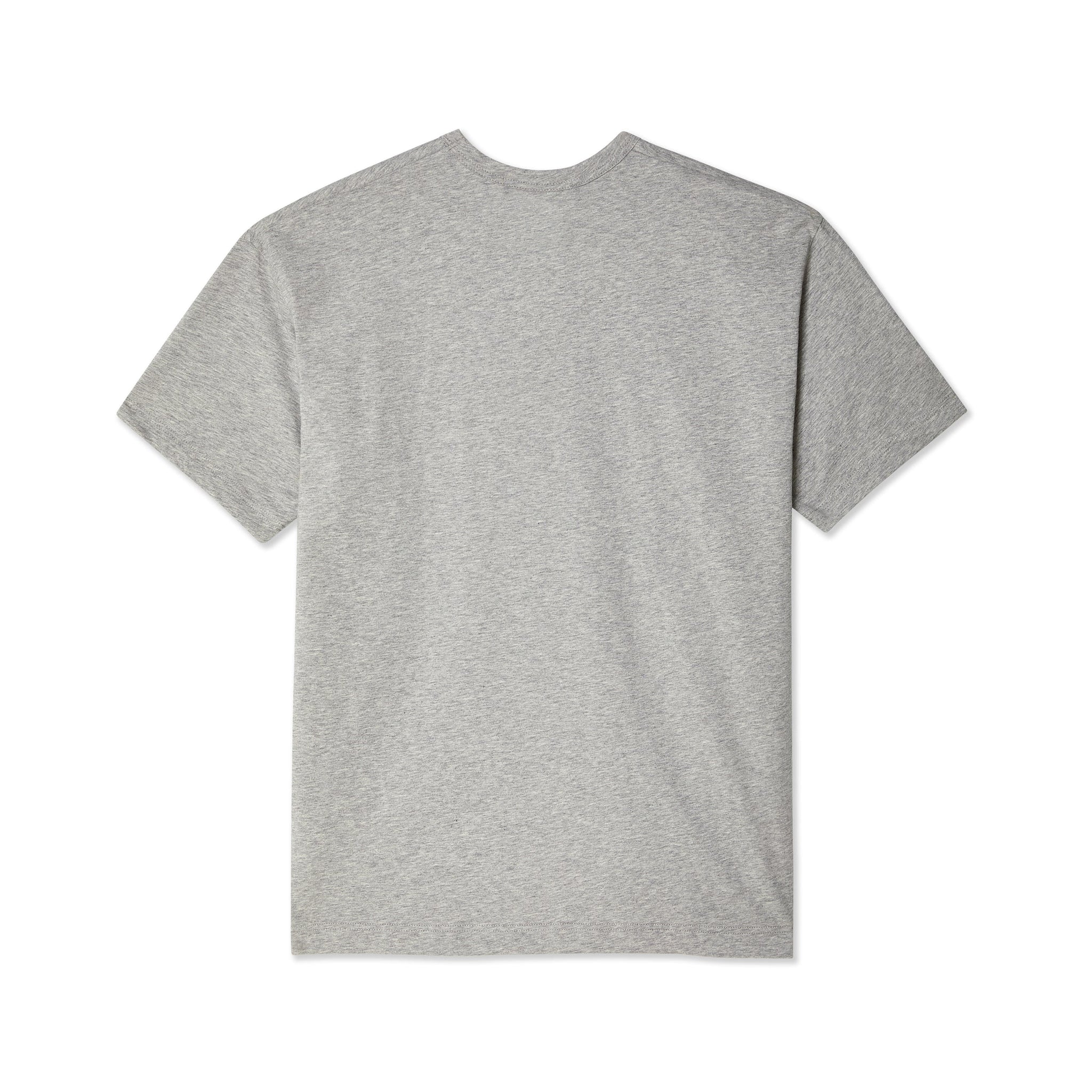 SHIRT FOREVER Basic Hem Logo S/S T-Shirt GREY