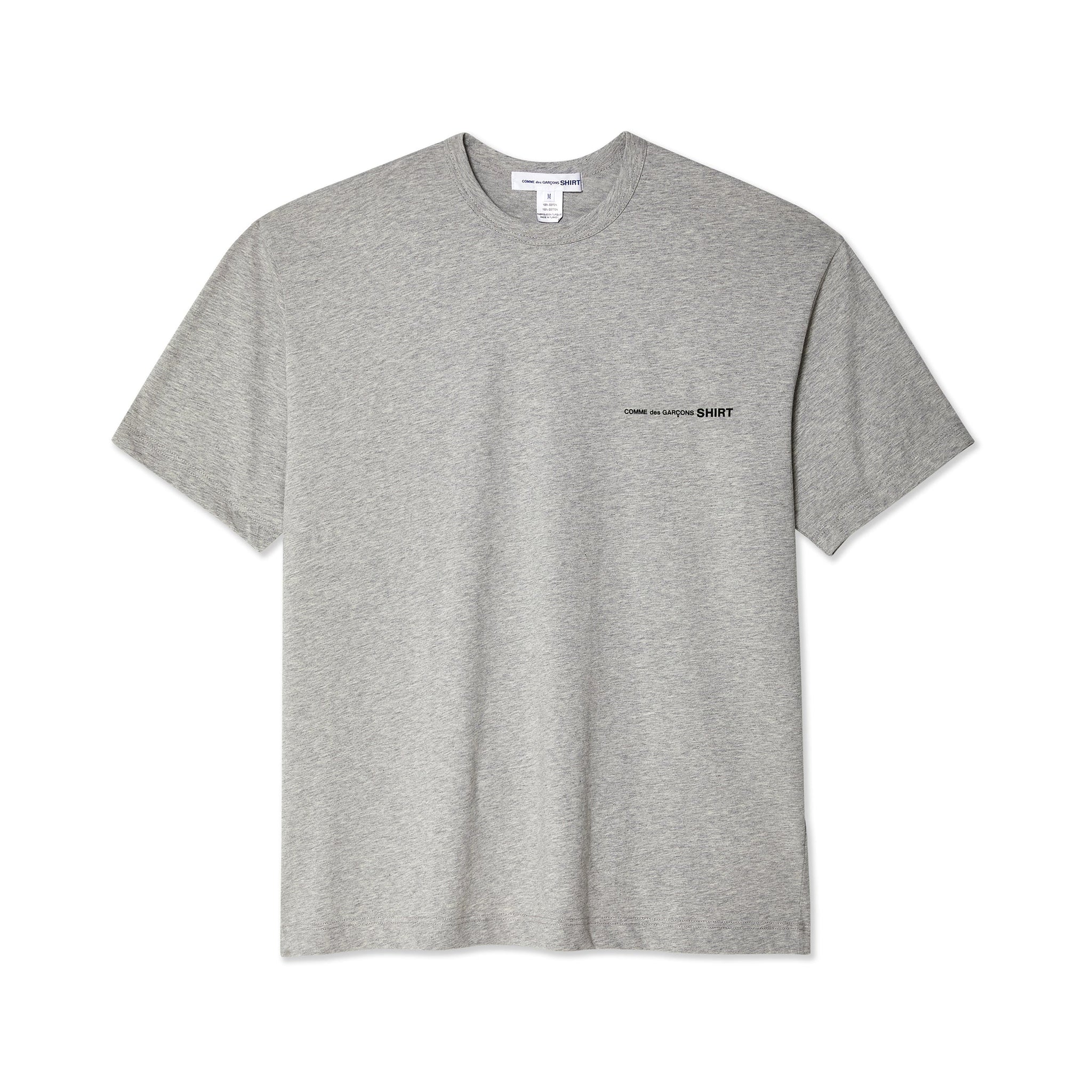 Basic Chest Logo S/S T-Shirt Top Grey