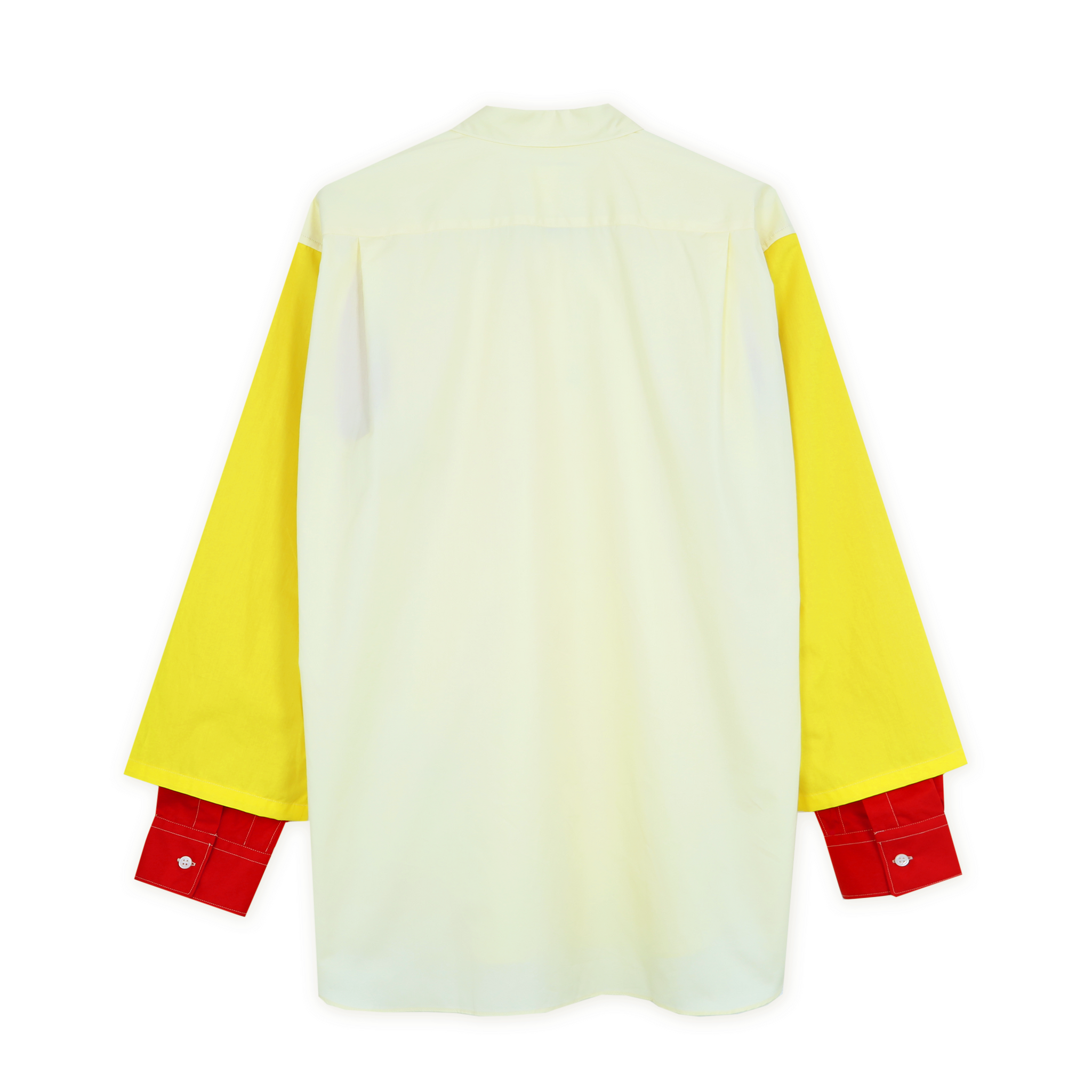 Yellow Mixed Sleeve Shirt