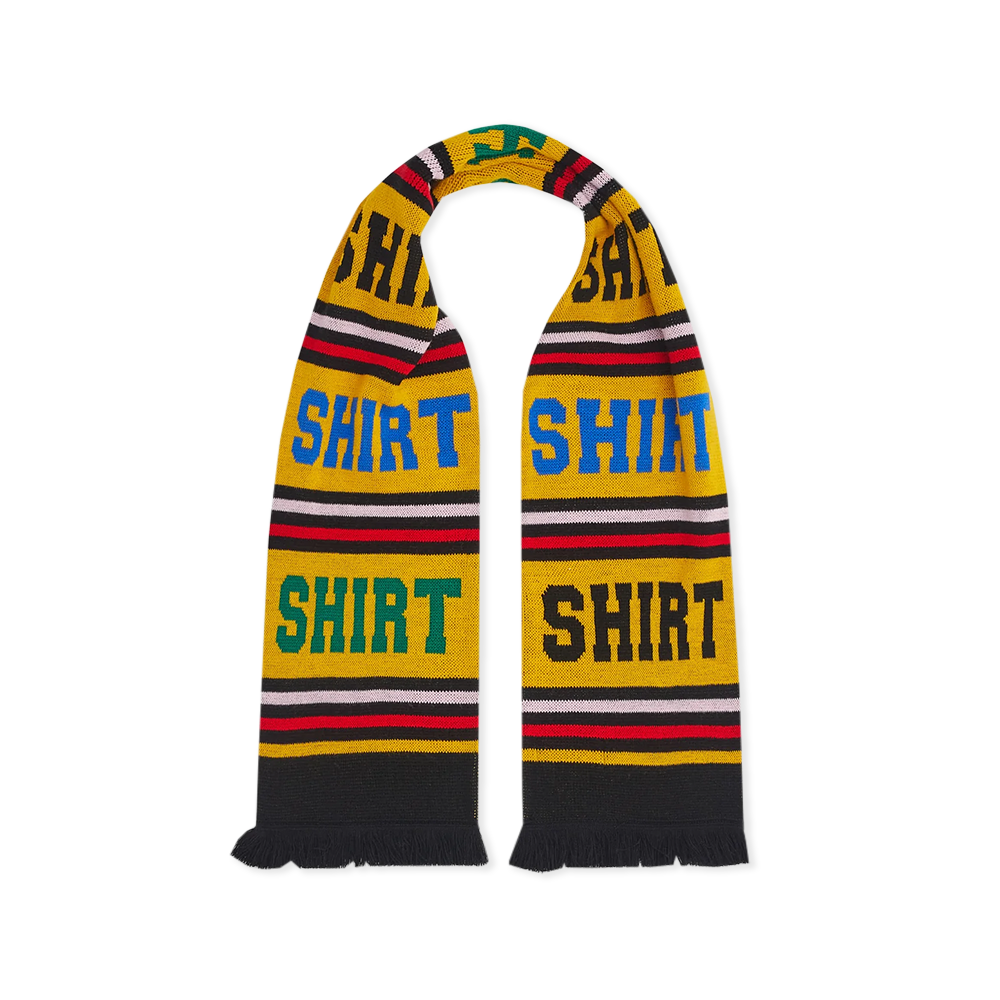 Yellow/Black Football Scarf