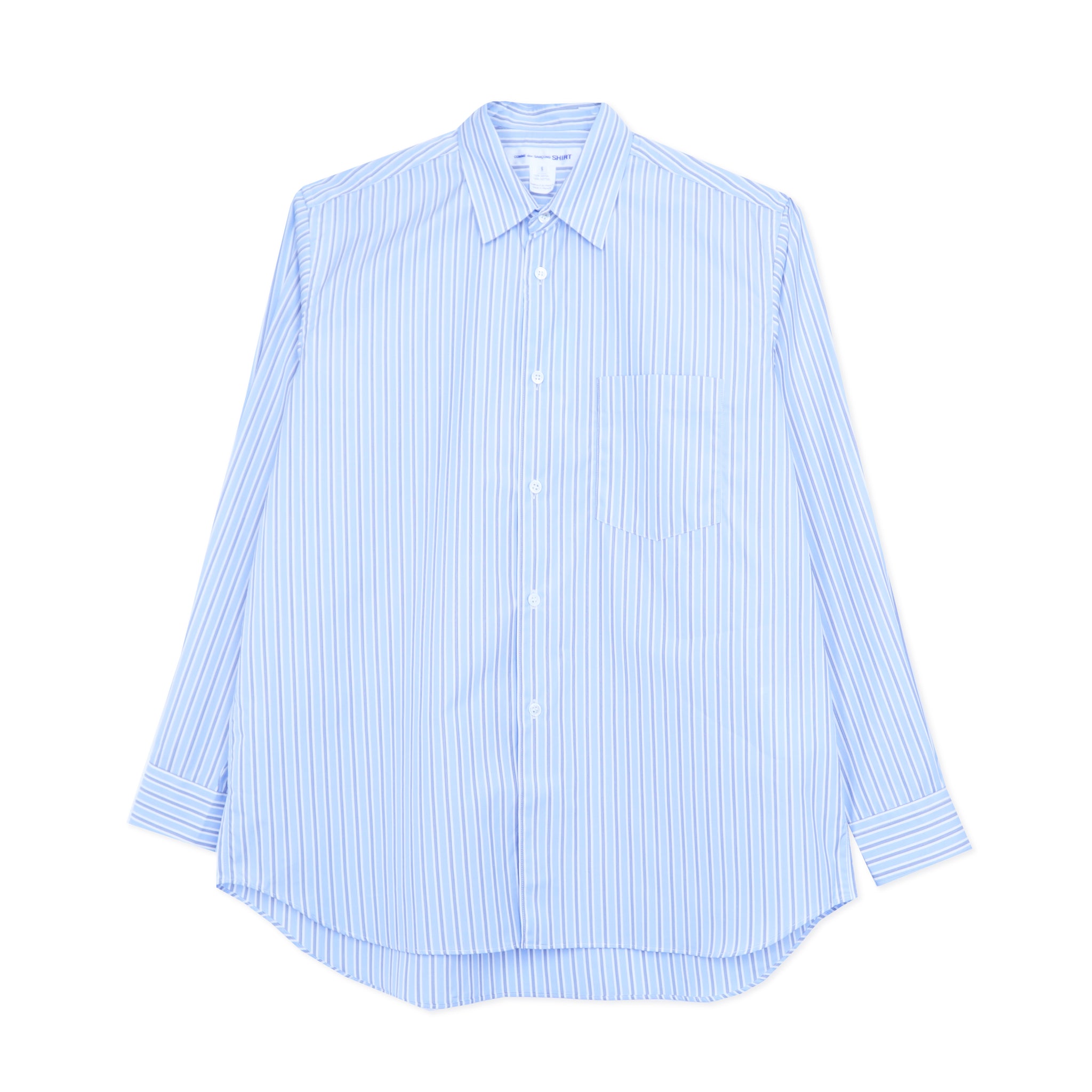 SHIRT FOREVER Plain Stripe Shirt 120 Wide