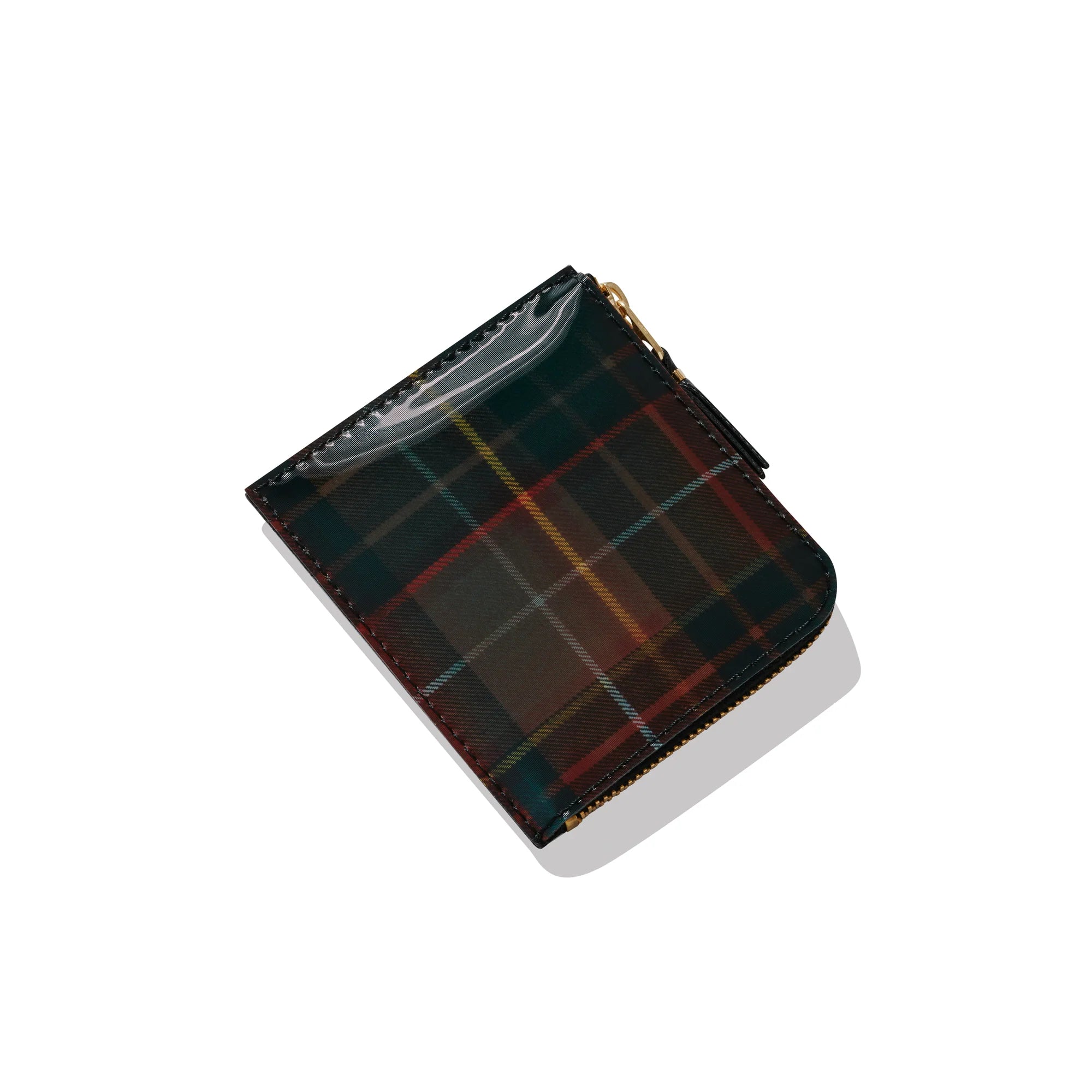 COMME des GARCONS ウォレット コインケース LENTICULAR TARTAN Lenticular Tartan Group Wallet Red/Green 3100LTRG – COMME