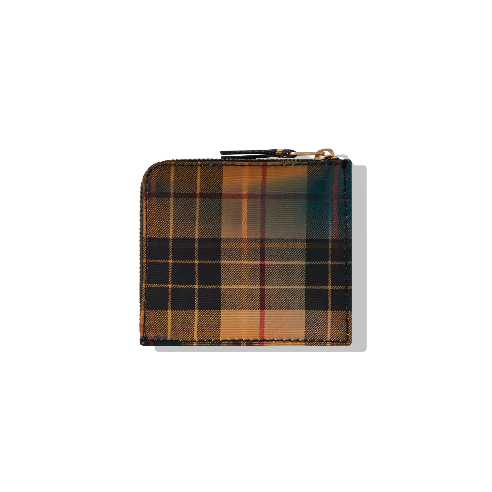 Lenticular Tartan Group Wallet Yellow/Green 3100LTYG – COMME Lenticular Tartan Group Wallet Yellow/Green 3100LTYG – COMME