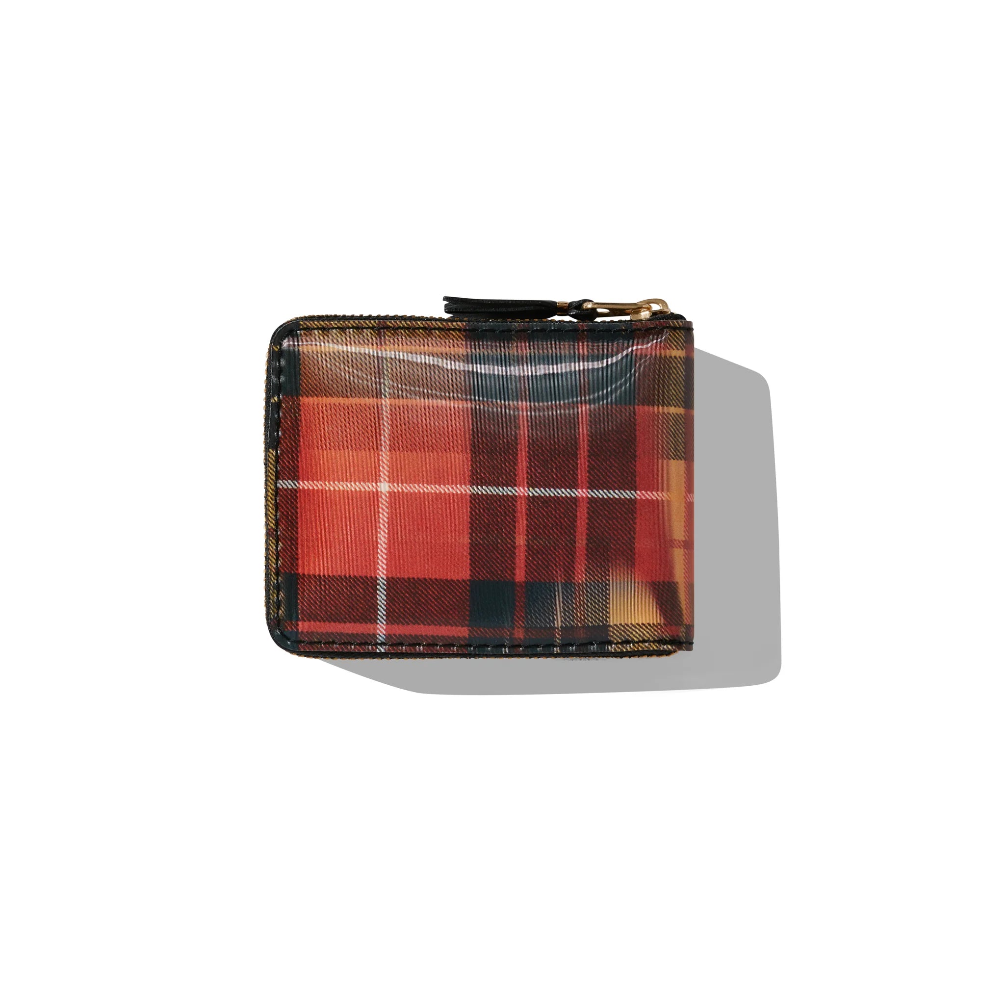 COMME des GARCONS ウォレット L字型ZIP財布 LENTICULAR TARTAN International Gallery BEAMS（インターナショナルギャラリー