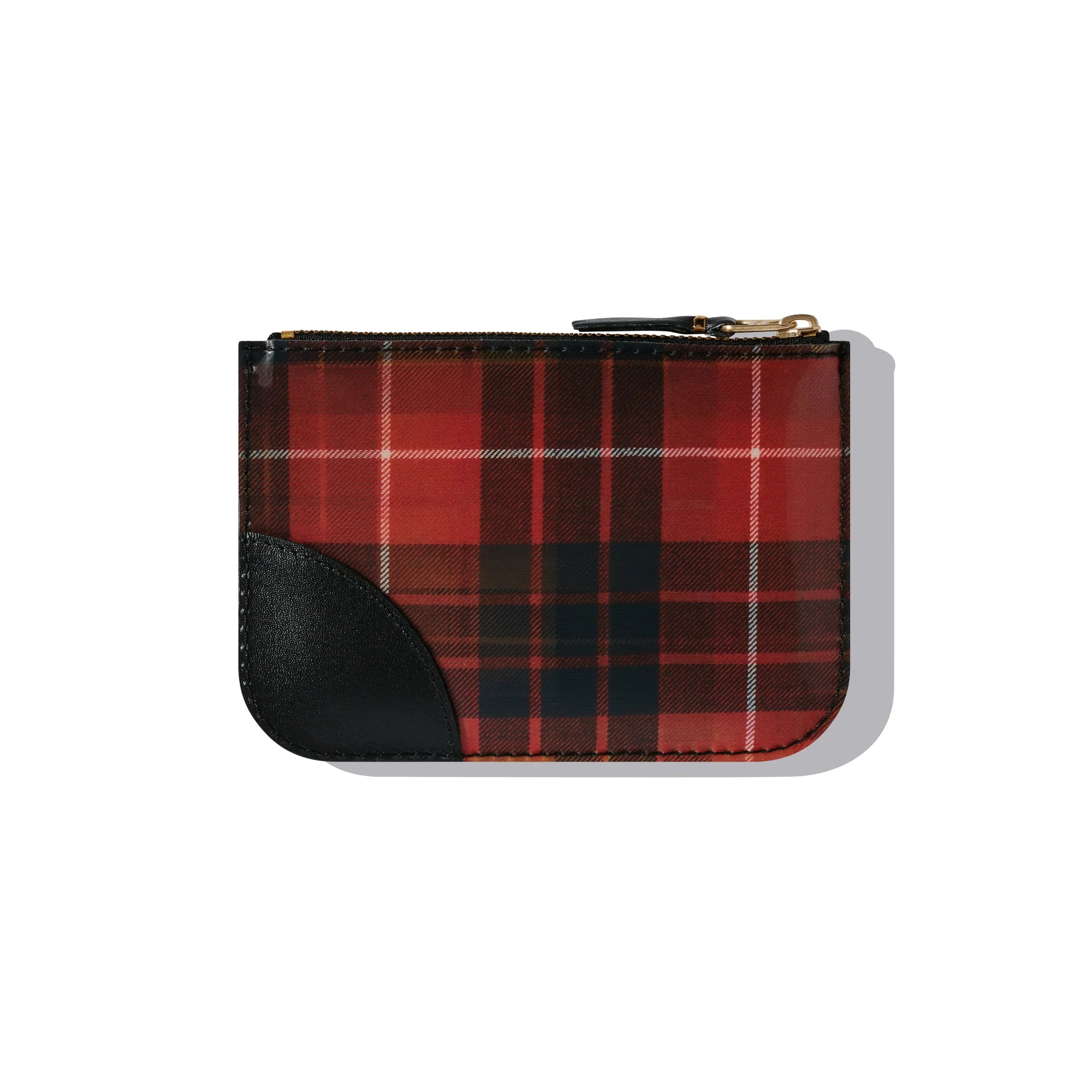 COMME des GARCONS ウォレット コインケース LENTICULAR TARTAN Comme des Garçons Wallets Lenticular Tartan Coated Leather