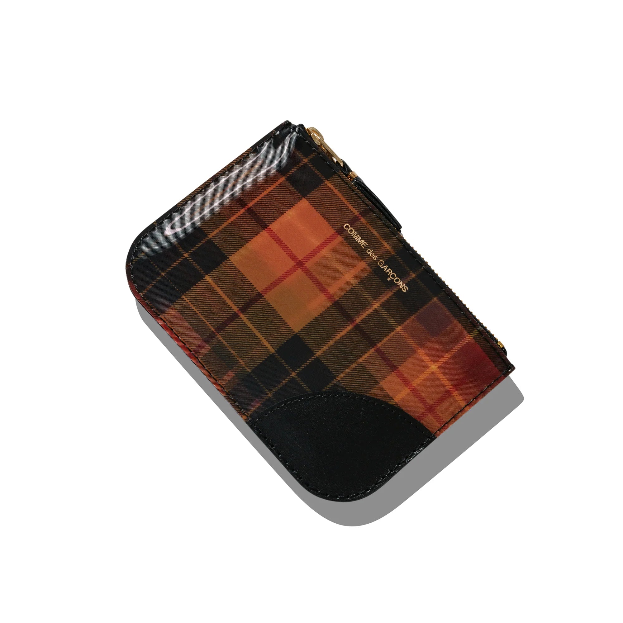 COMME des GARCONS ウォレット コインケース LENTICULAR TARTAN Comme des Garçons Wallets Lenticular Tartan Coated Leather