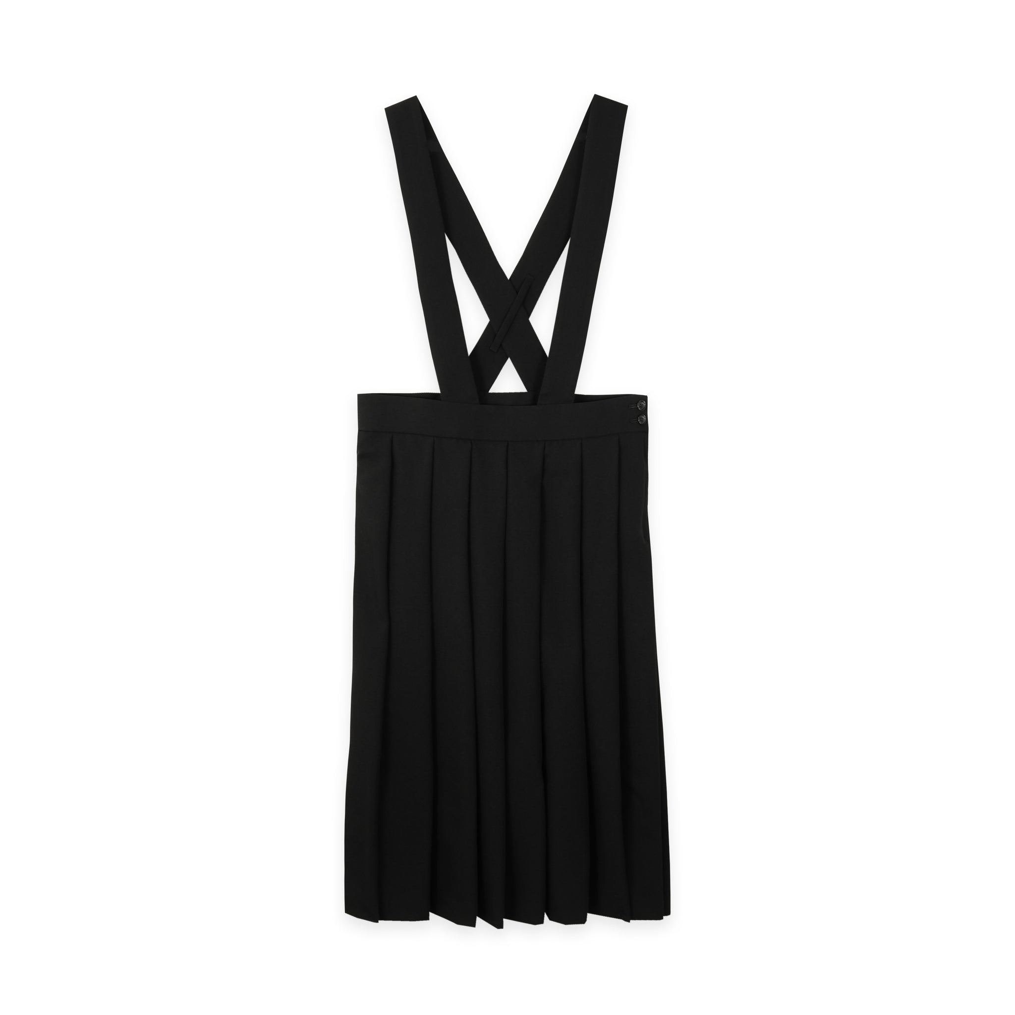Wool Tropical Pleated Pinafore