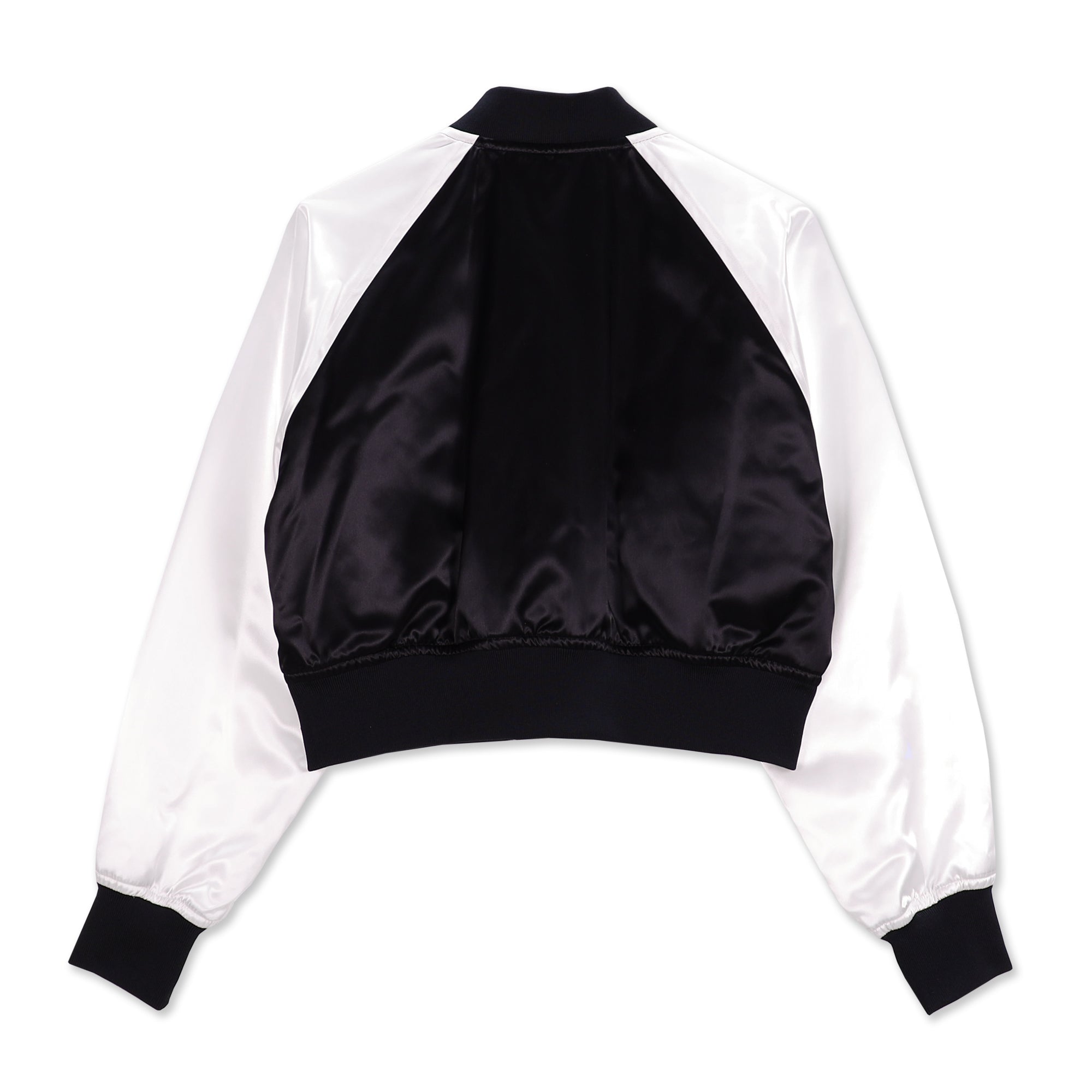 Black Satin Acetate Bow Bomber Jacket – COMME des GARÇONS Melbourne 