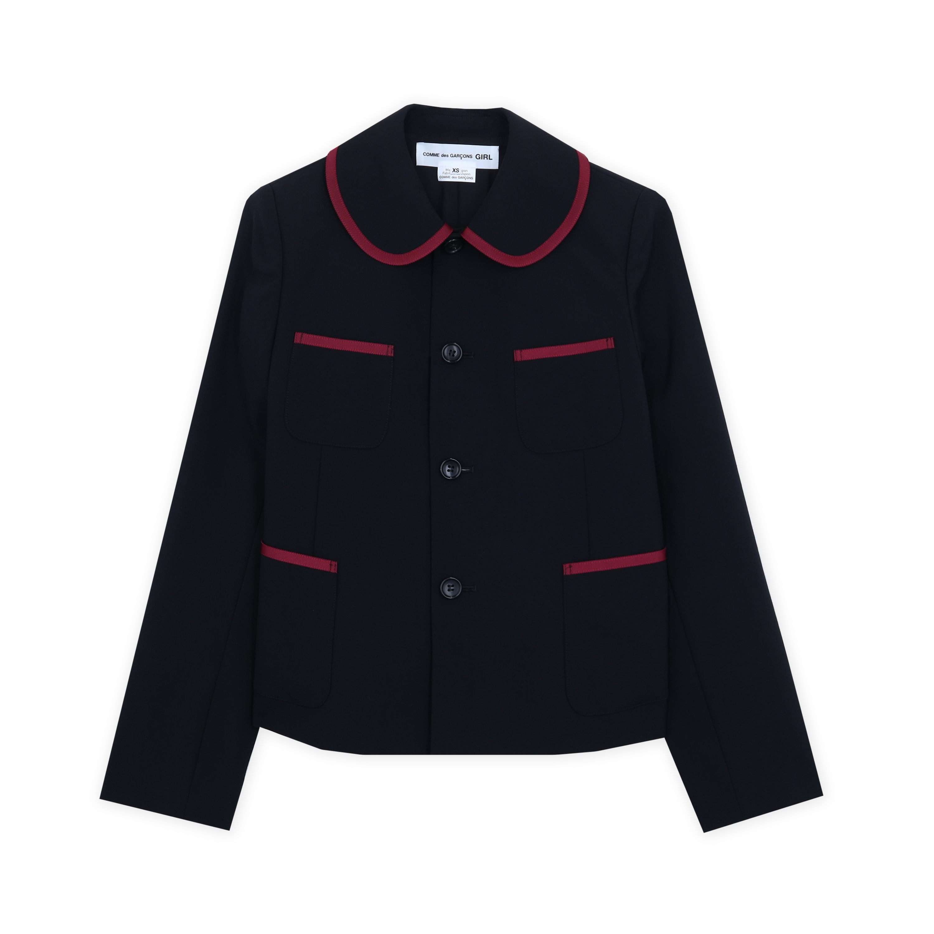 comme des garçons 濃紺 キュロット ベルト付き ラップデザイン comme comme des garçons 濃紺 キュロット ベルト付き ラップデザイン comme