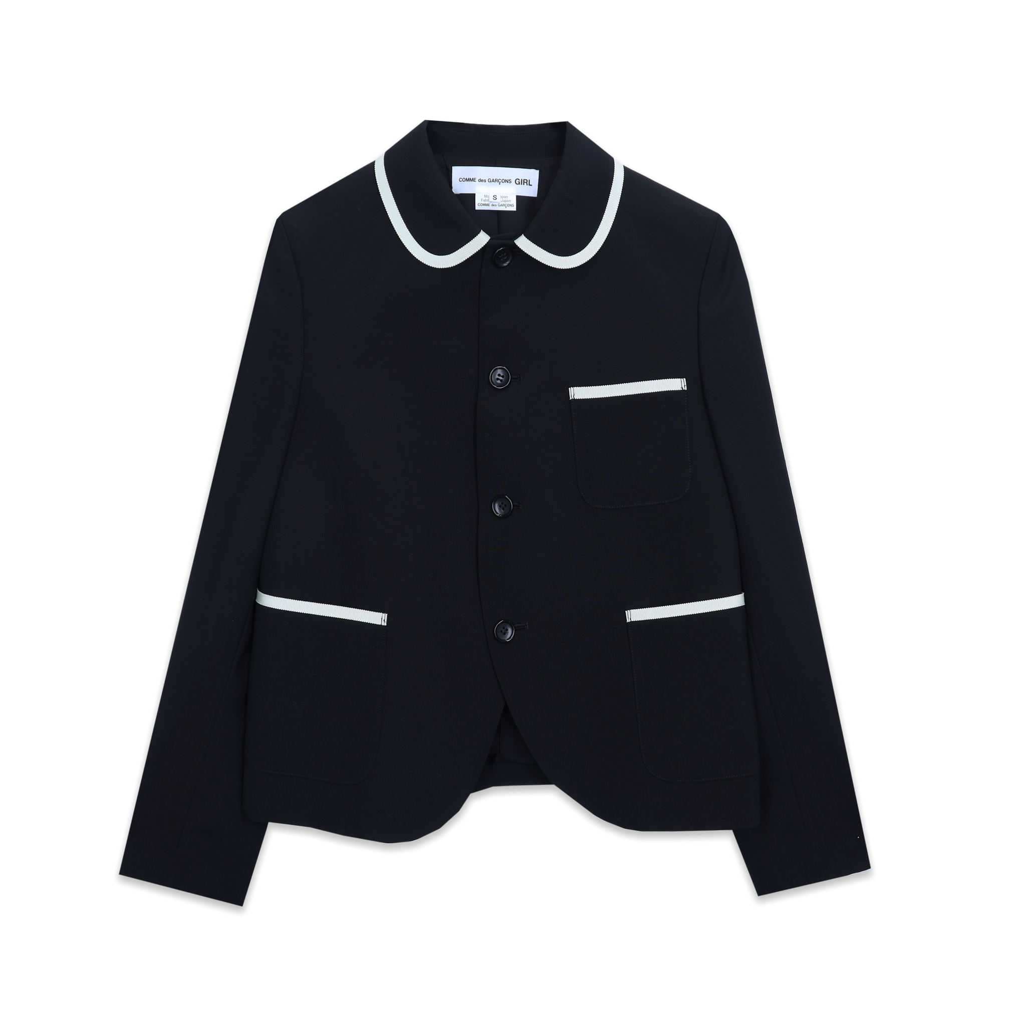 Peter Pan White Ribbon Jacket