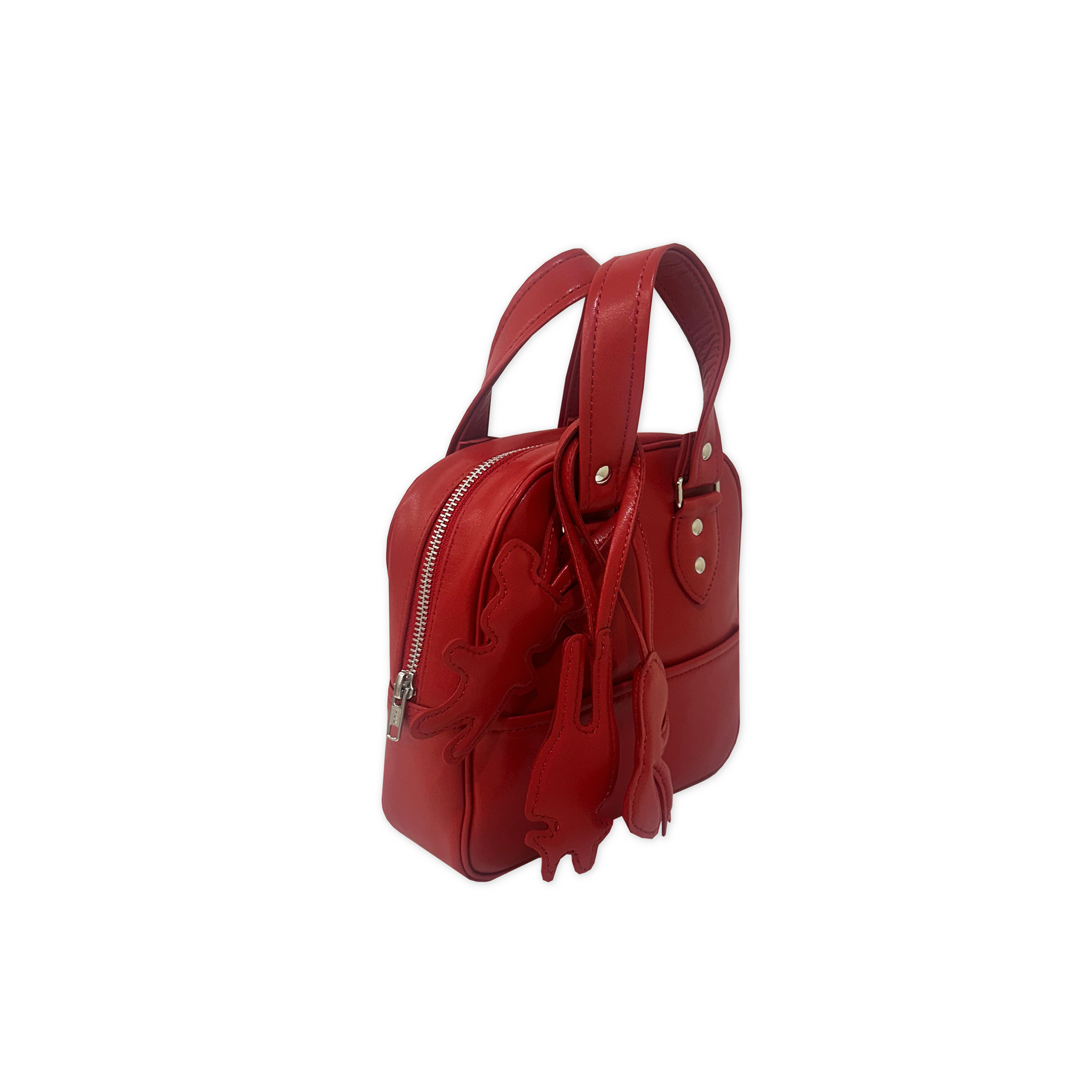 Padded Teddy Bag Red