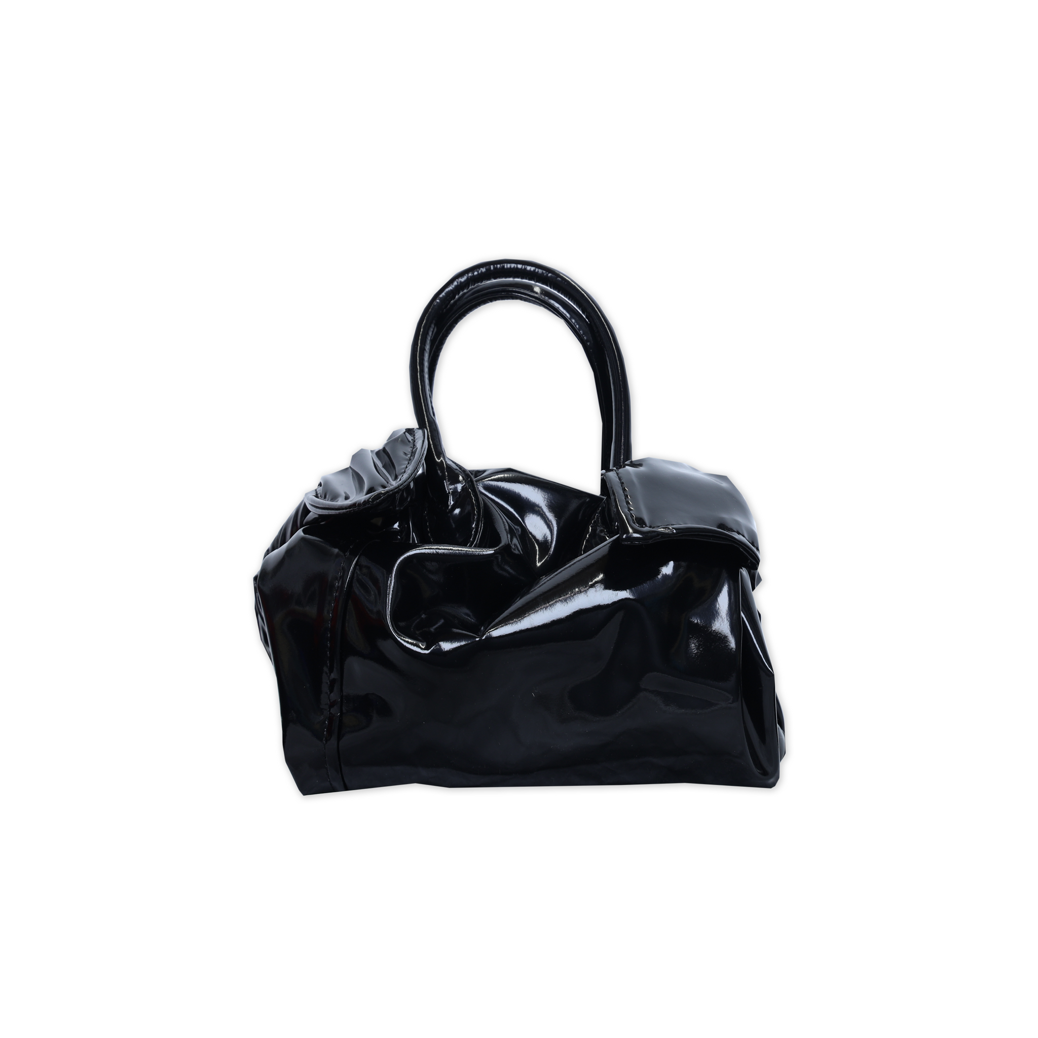 Twisted Bow Bag Black