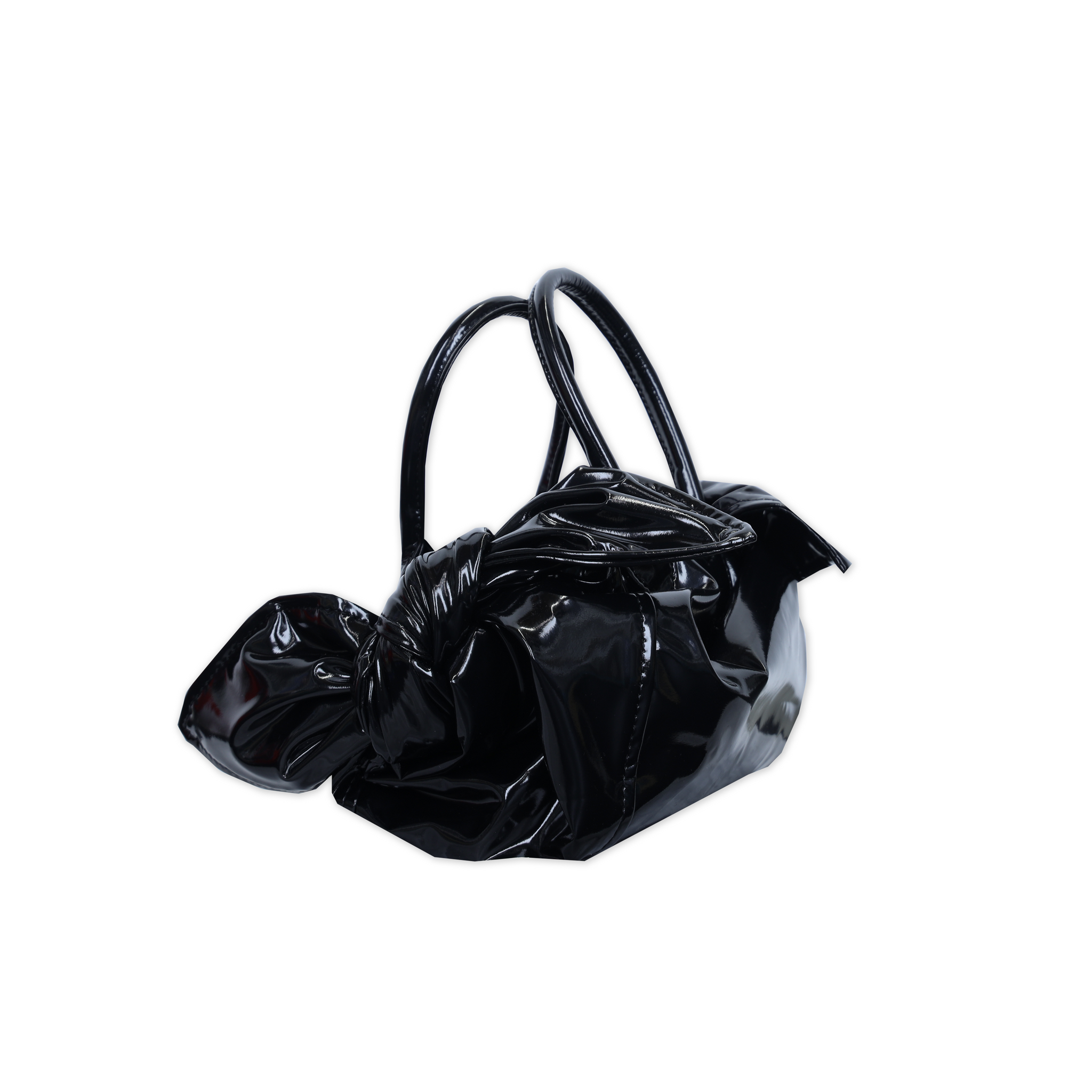 Twisted Bow Bag Black