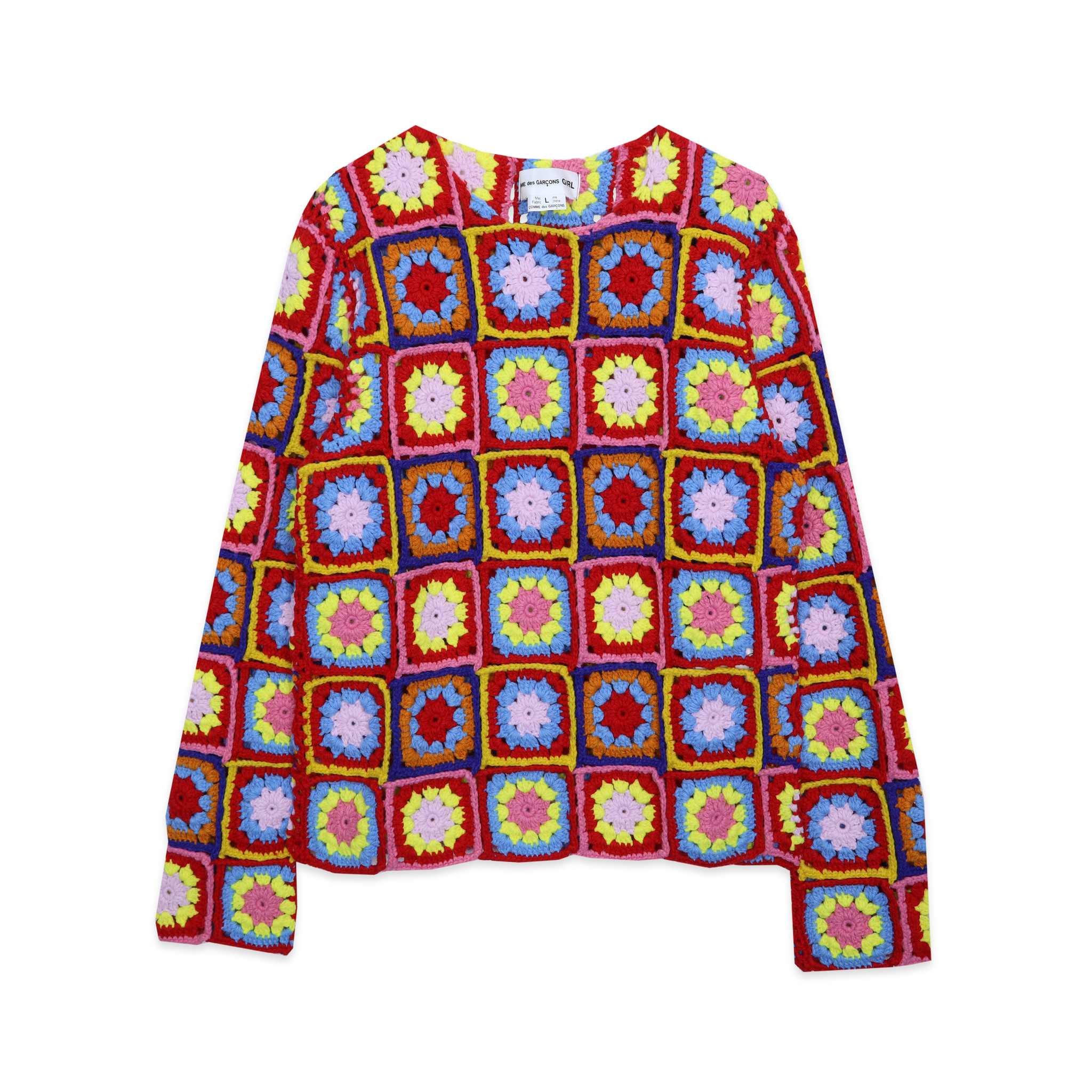 Rainbow Crotchet Sweater