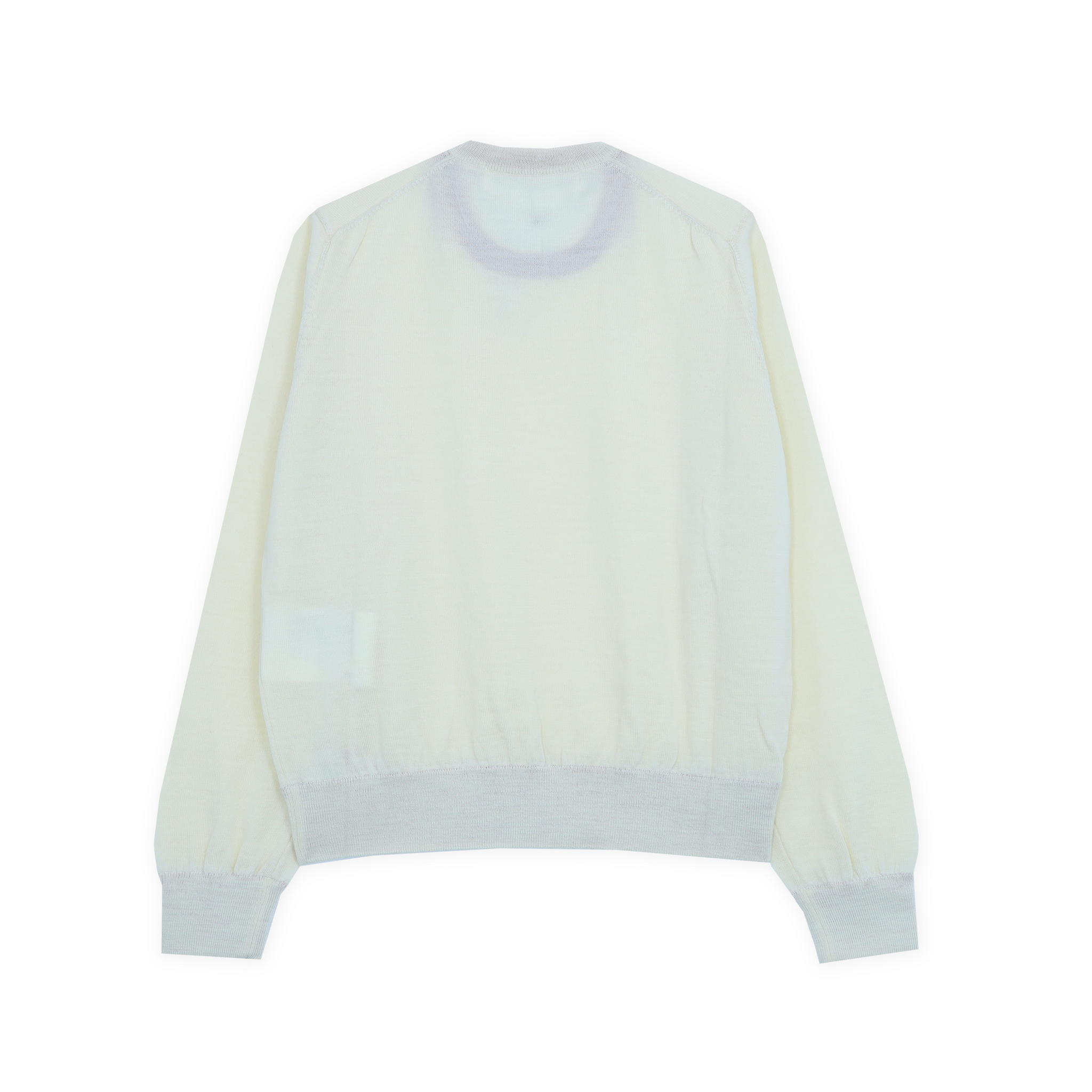 Off-White x Red Contrast Rib Sweater