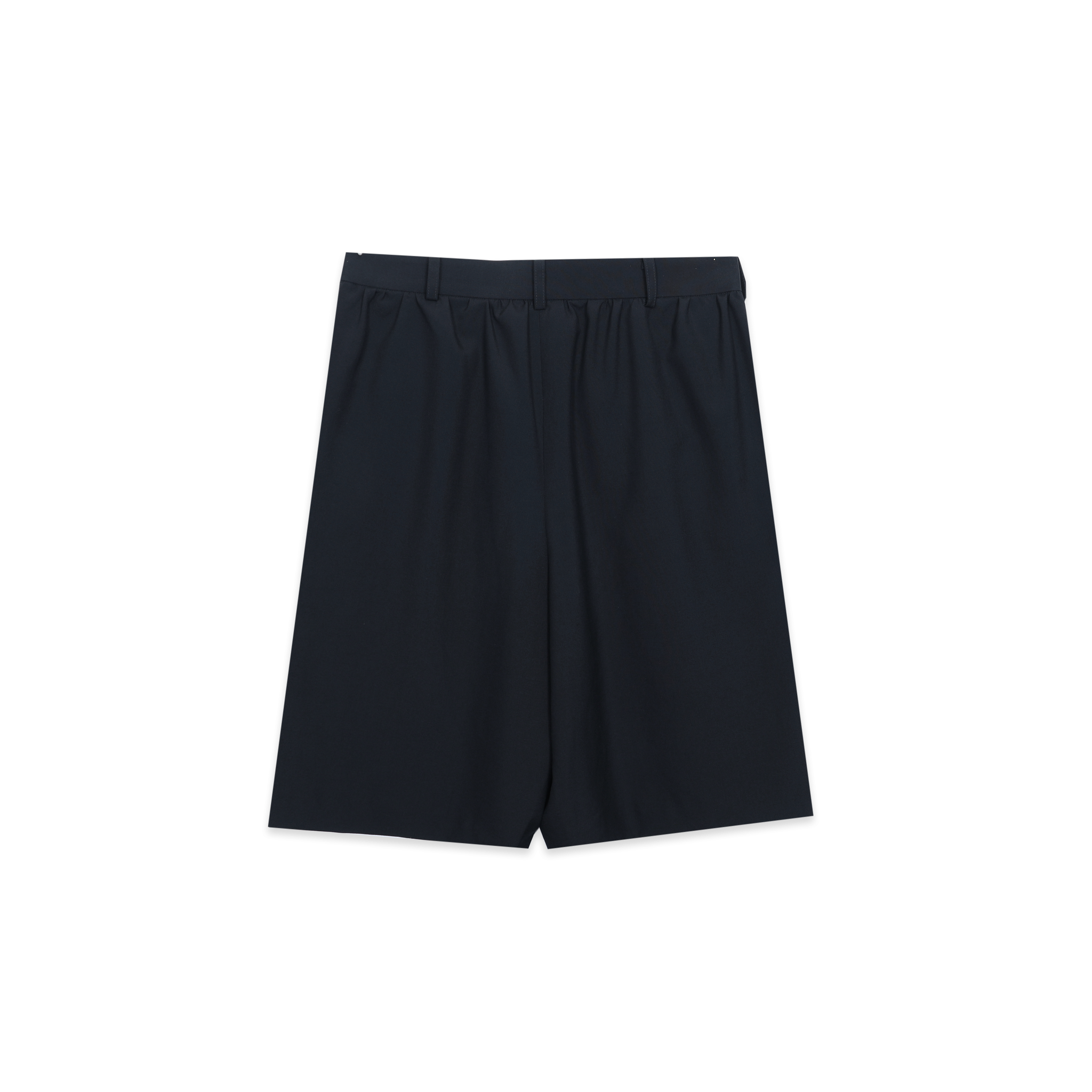 Black Gabardine Shorts