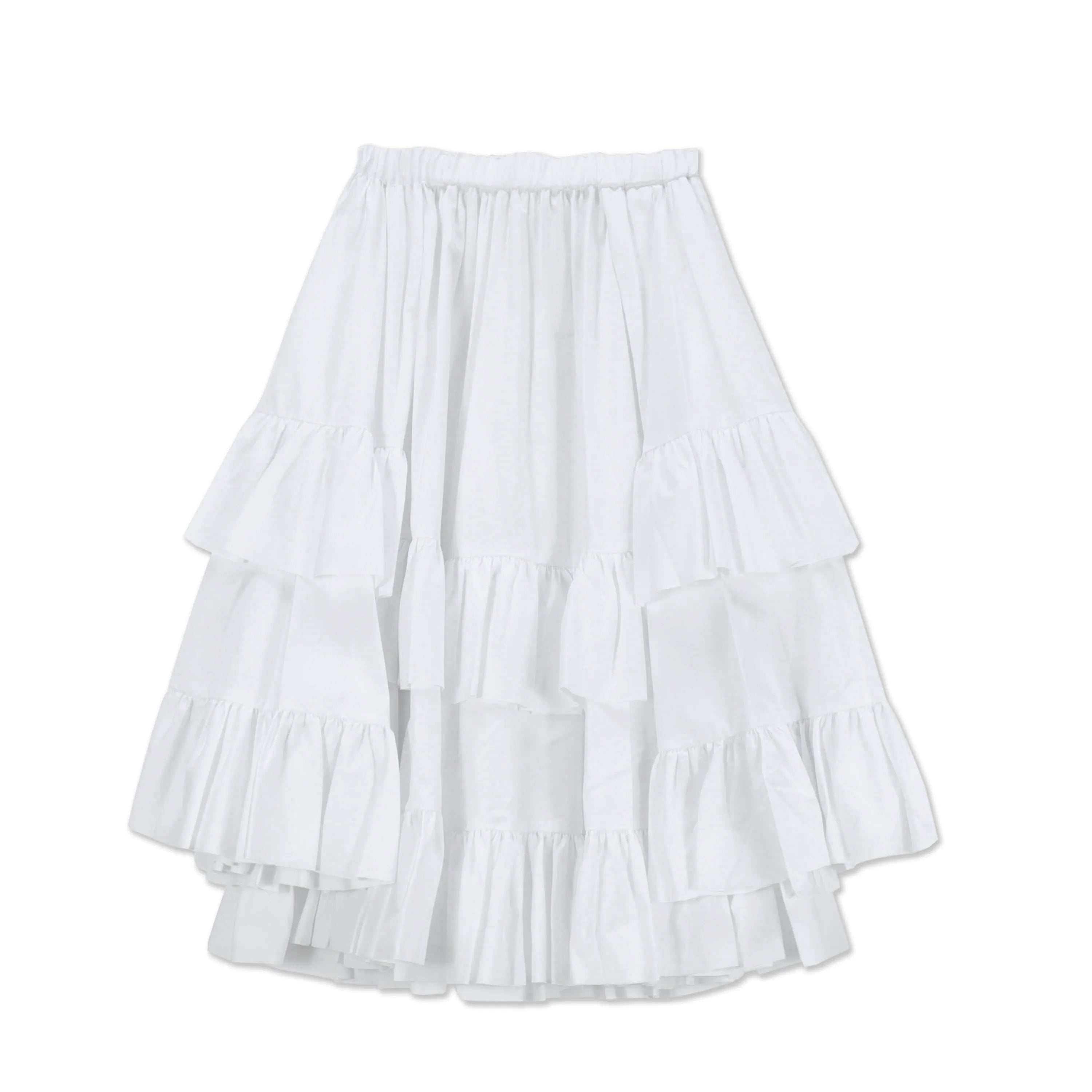 White Tiered Frill Skirt – COMME des GARÇONS Melbourne White Tiered Frill Skirt – COMME des GARÇONS Melbourne