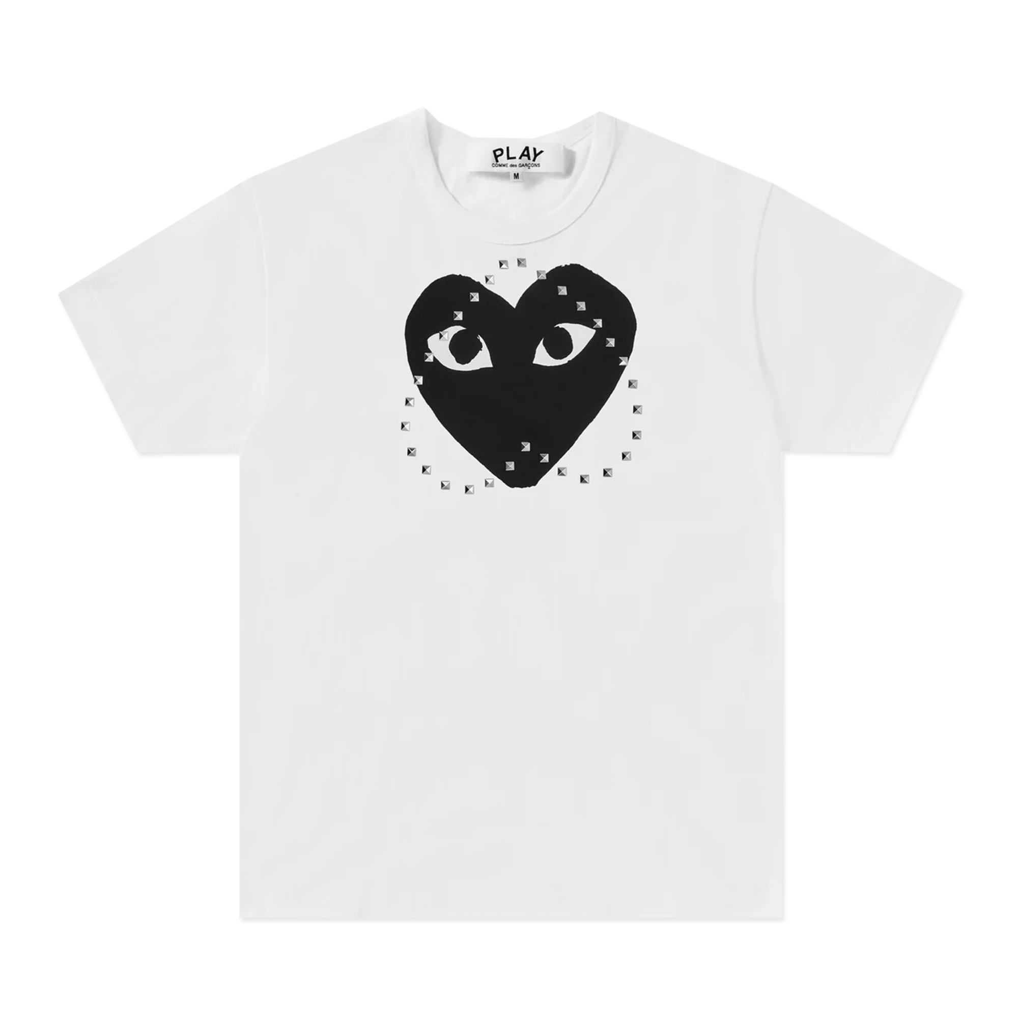 PLAY Stud Print Black Heart T-Shirt