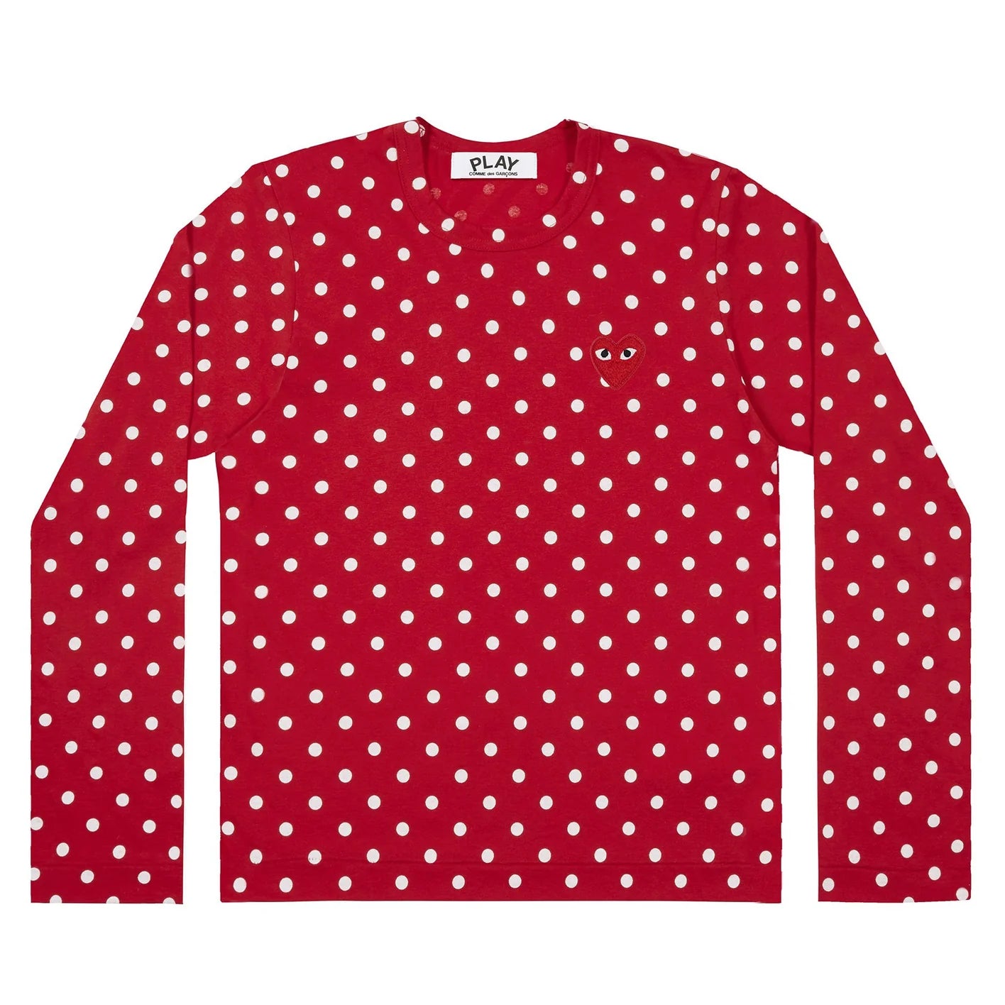 PLAY L/S Polka Dot T-Shirt (Red)