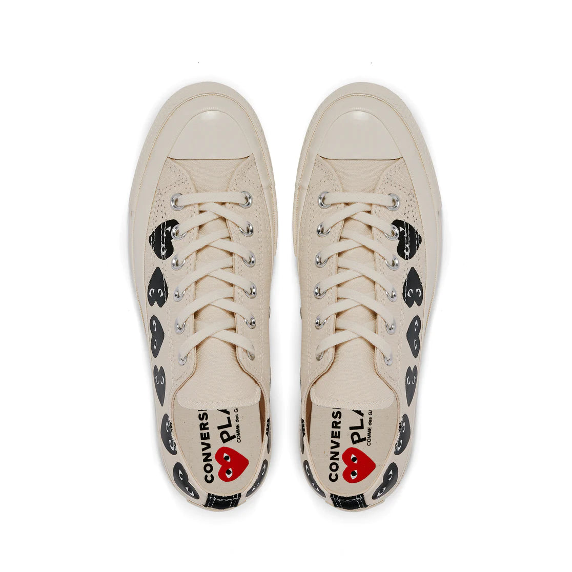 Converse Multi Black Heart Low Top White COMME des GARCONS Melbourne
