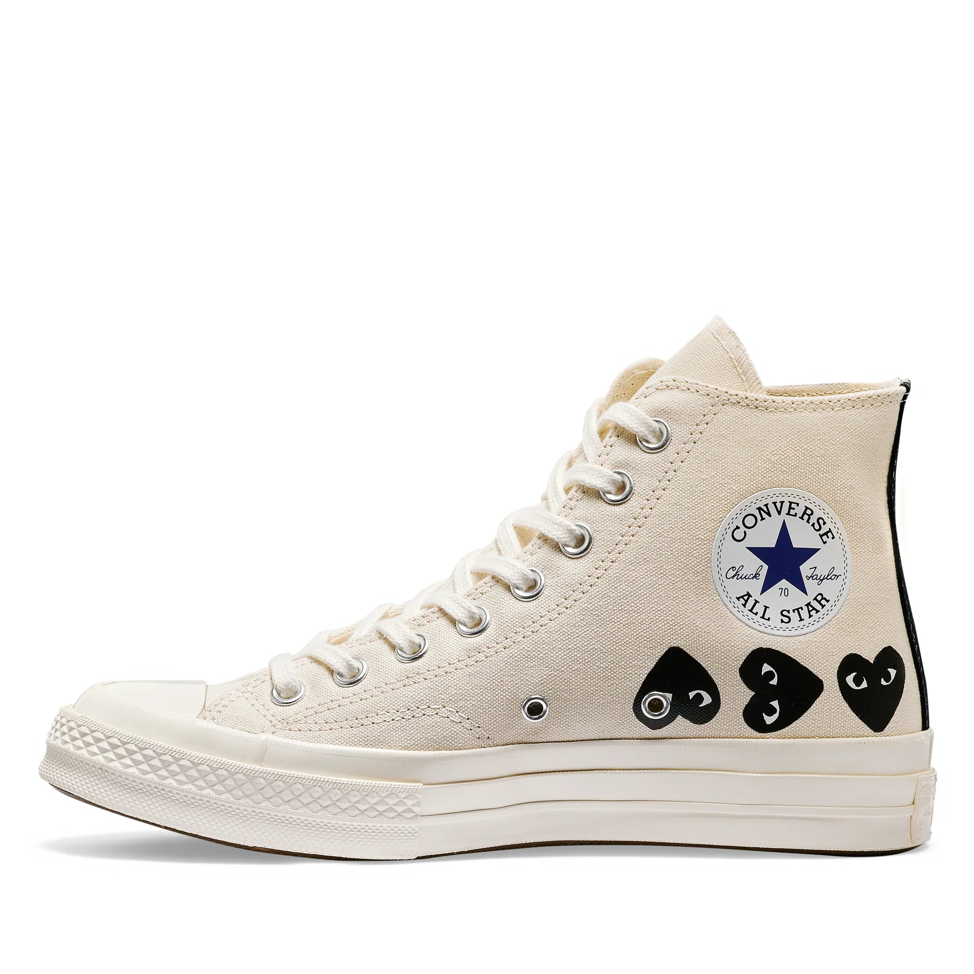 Converse Multi Black Heart High Top (White) – COMME des GARÇONS