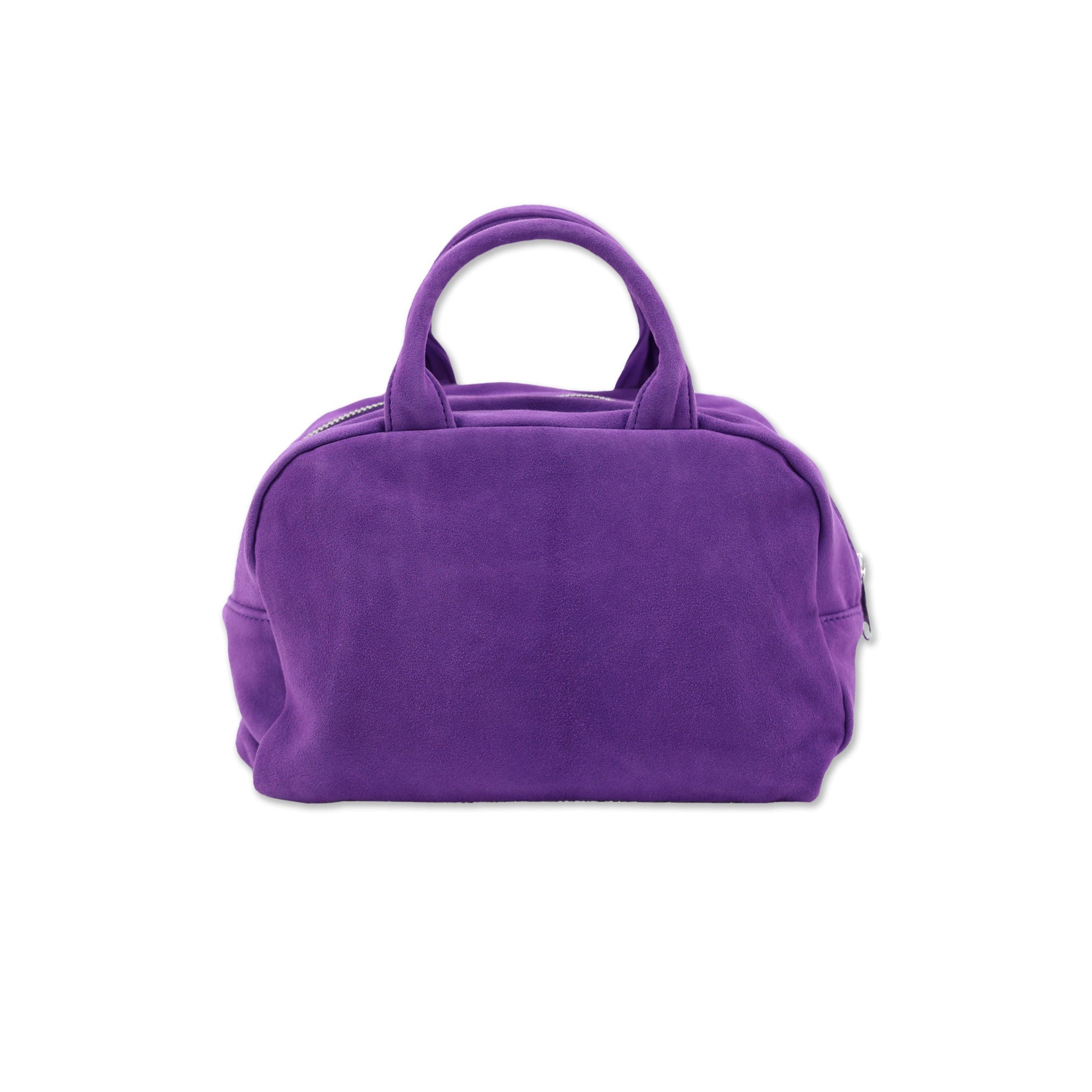 Suede Sheepskin Bag Purple