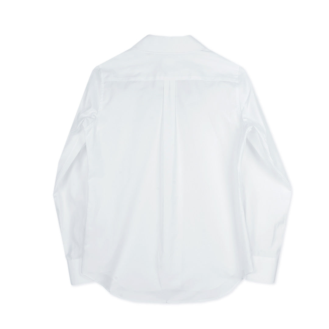 Peter Pan Collar White Shirt