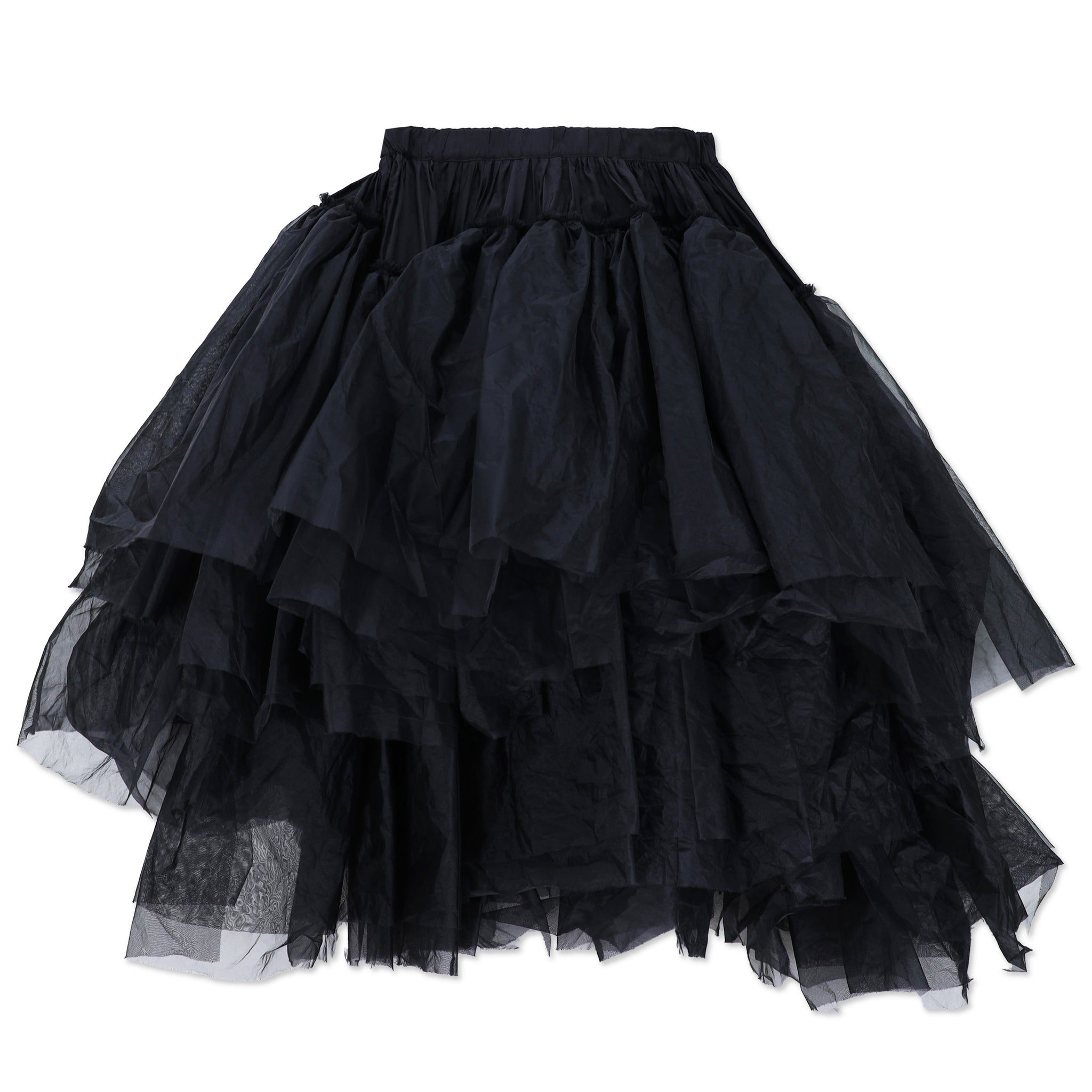 Asymmetric Tiered Skirt