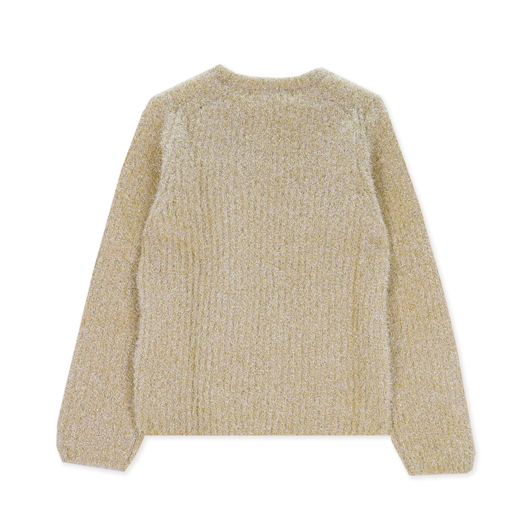 Gold Tinsel Knit Sweater