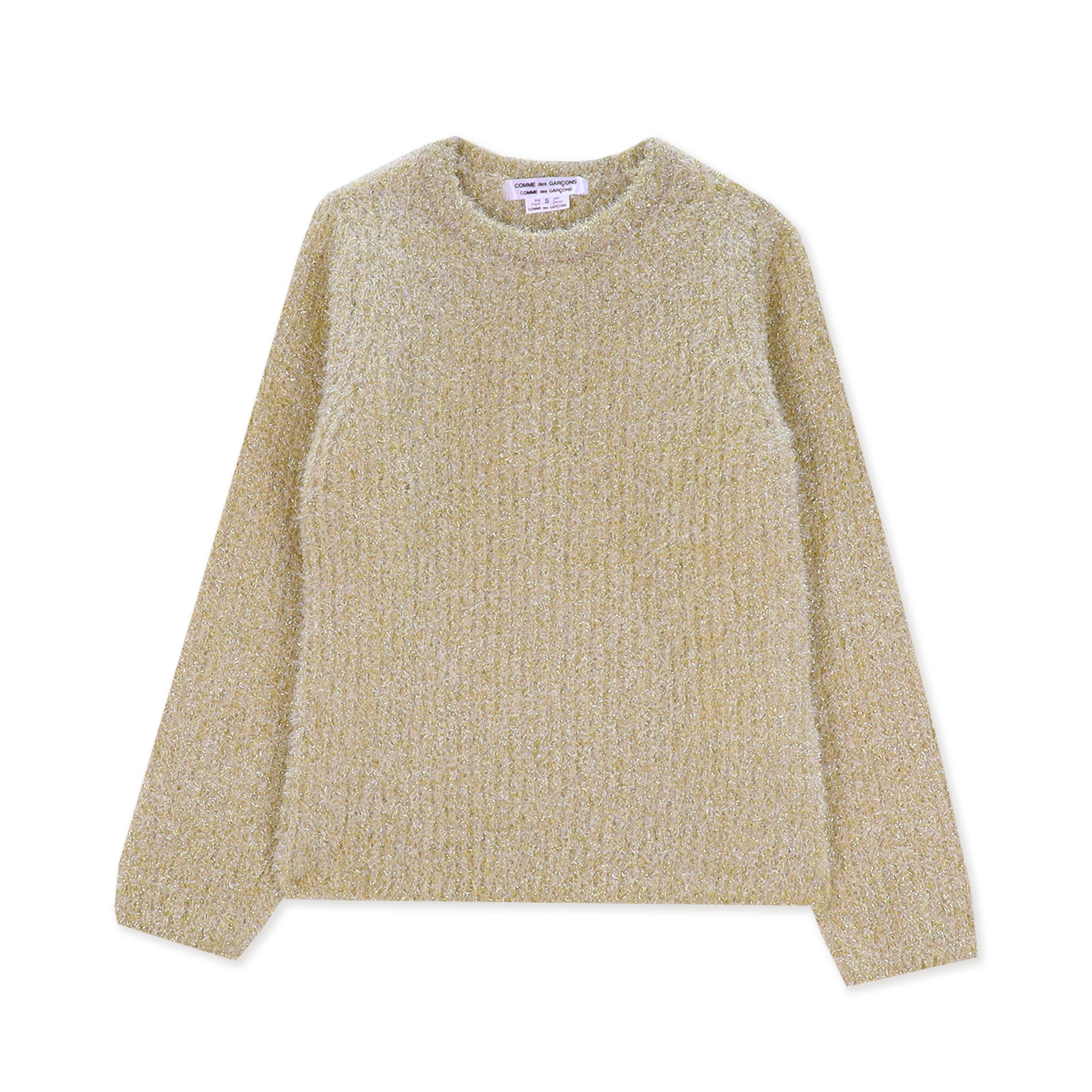 Gold Tinsel Knit Sweater