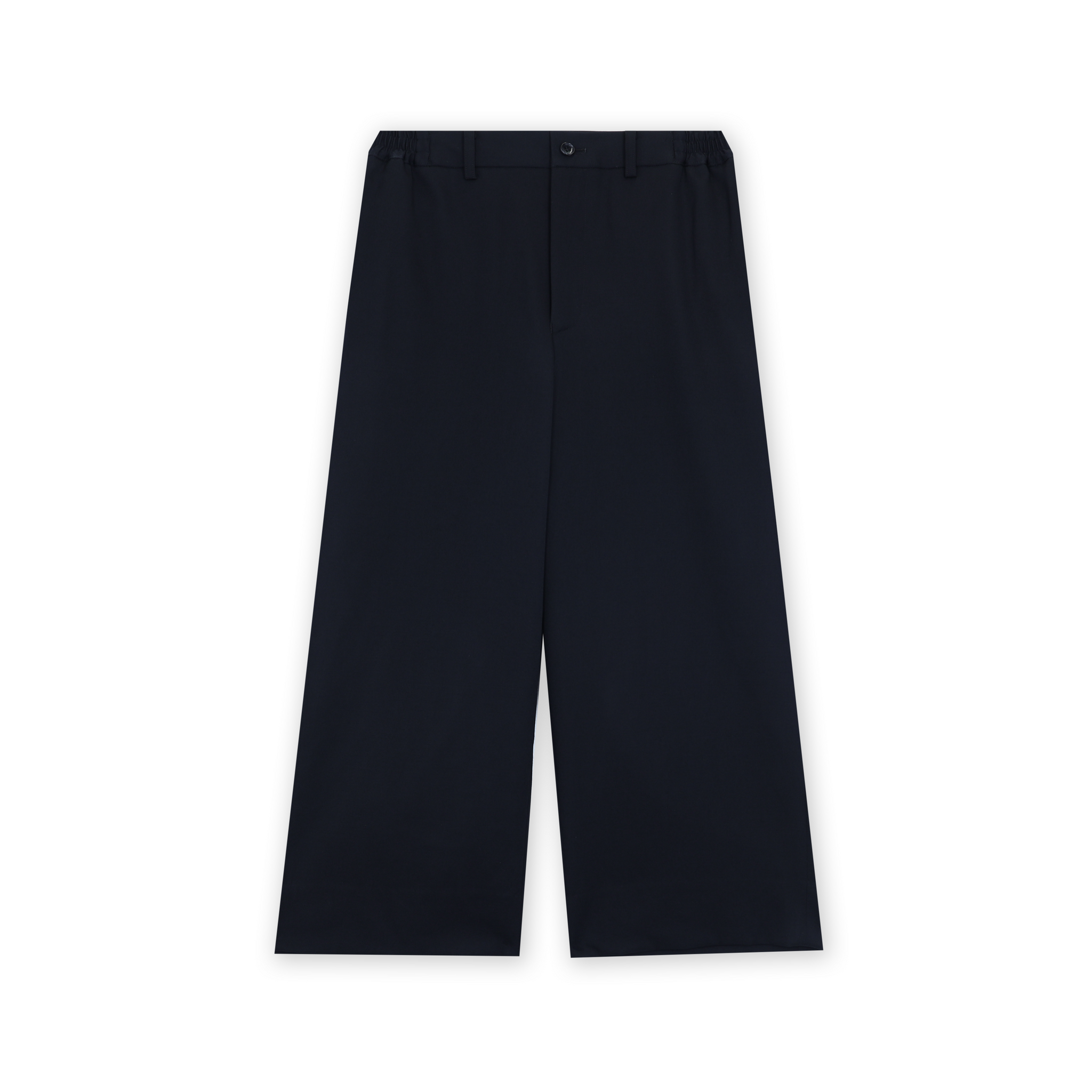 Wool Gabardine Straight Cut Pant