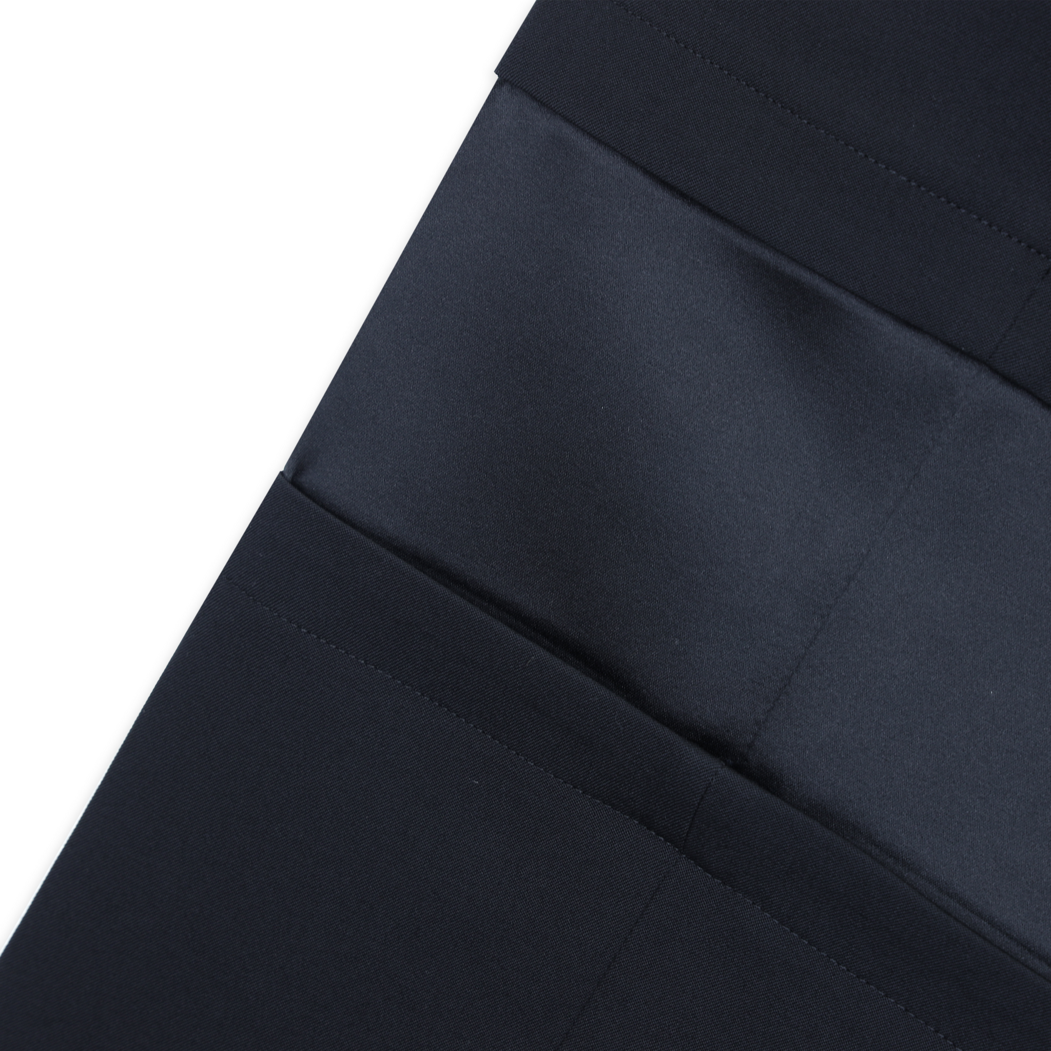 Gabardine x Satin Cut Away Pant
